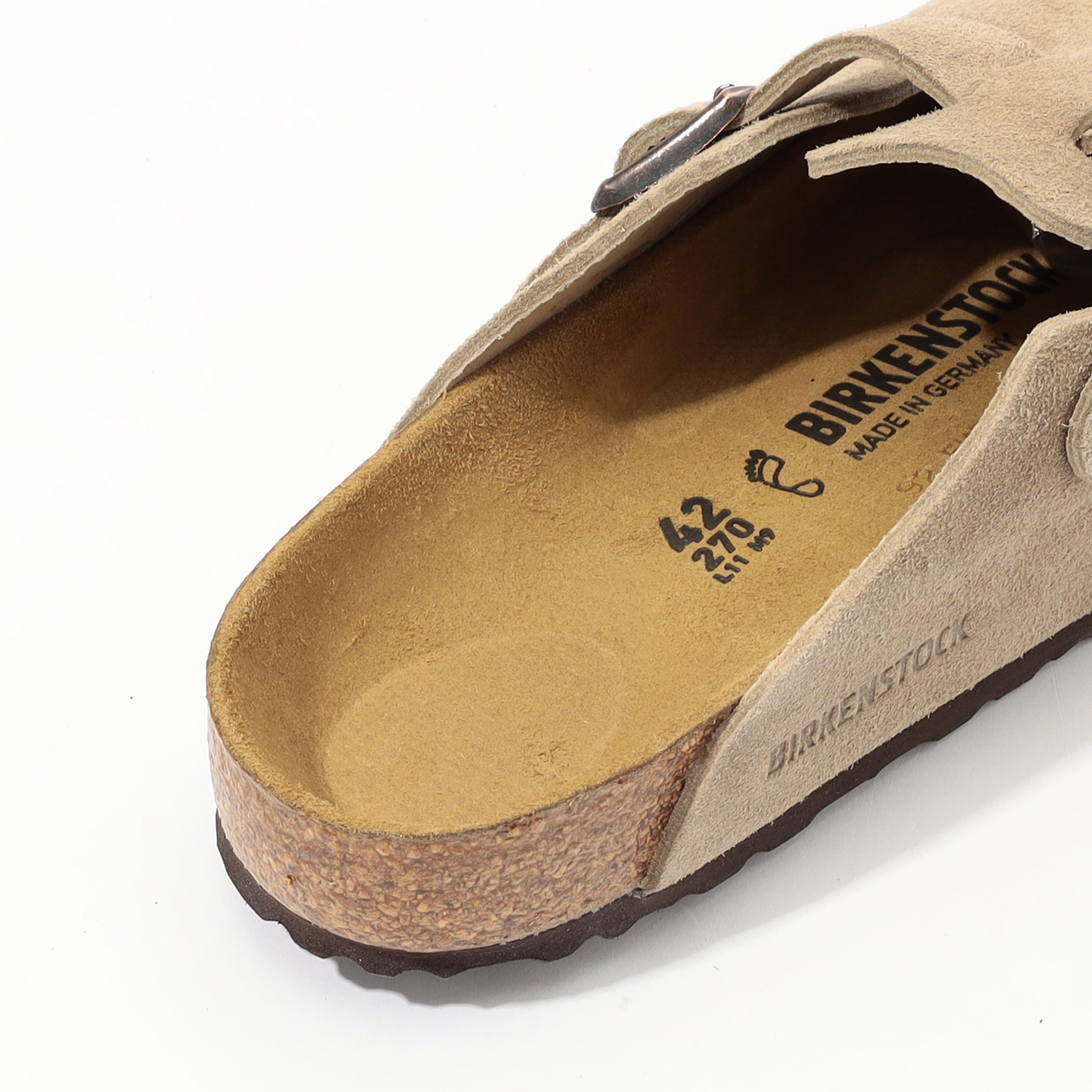 BIRKENSTOCK Boston LEVE Taupe｜トゥモローランド 公式通販