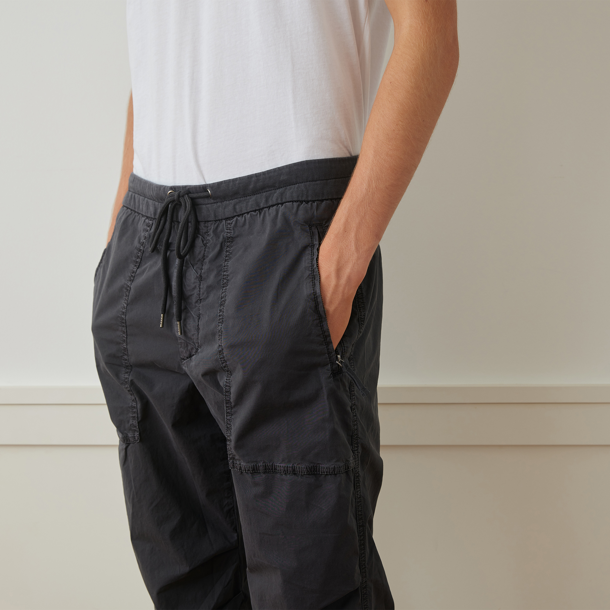 コットンストレッチ ドローストリングパンツ MSPS1333