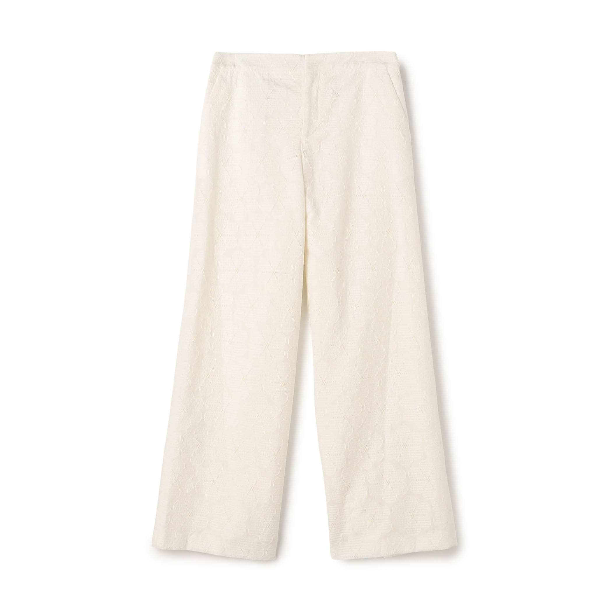 【WEB先行予約】ブロッサムエンブロイダリー ストレートパンツ