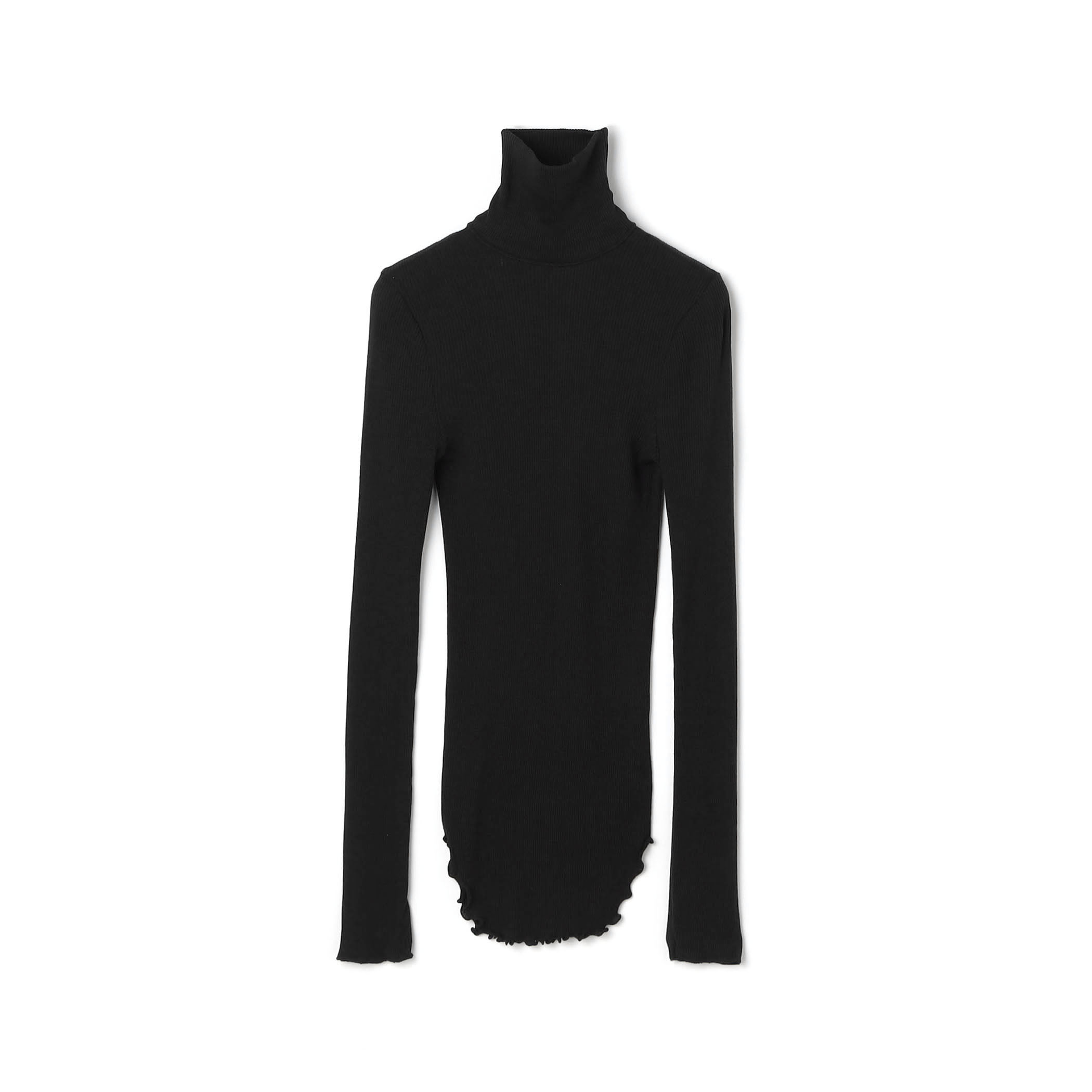 HAKUJI Wool rib ハイネックプルオーバー