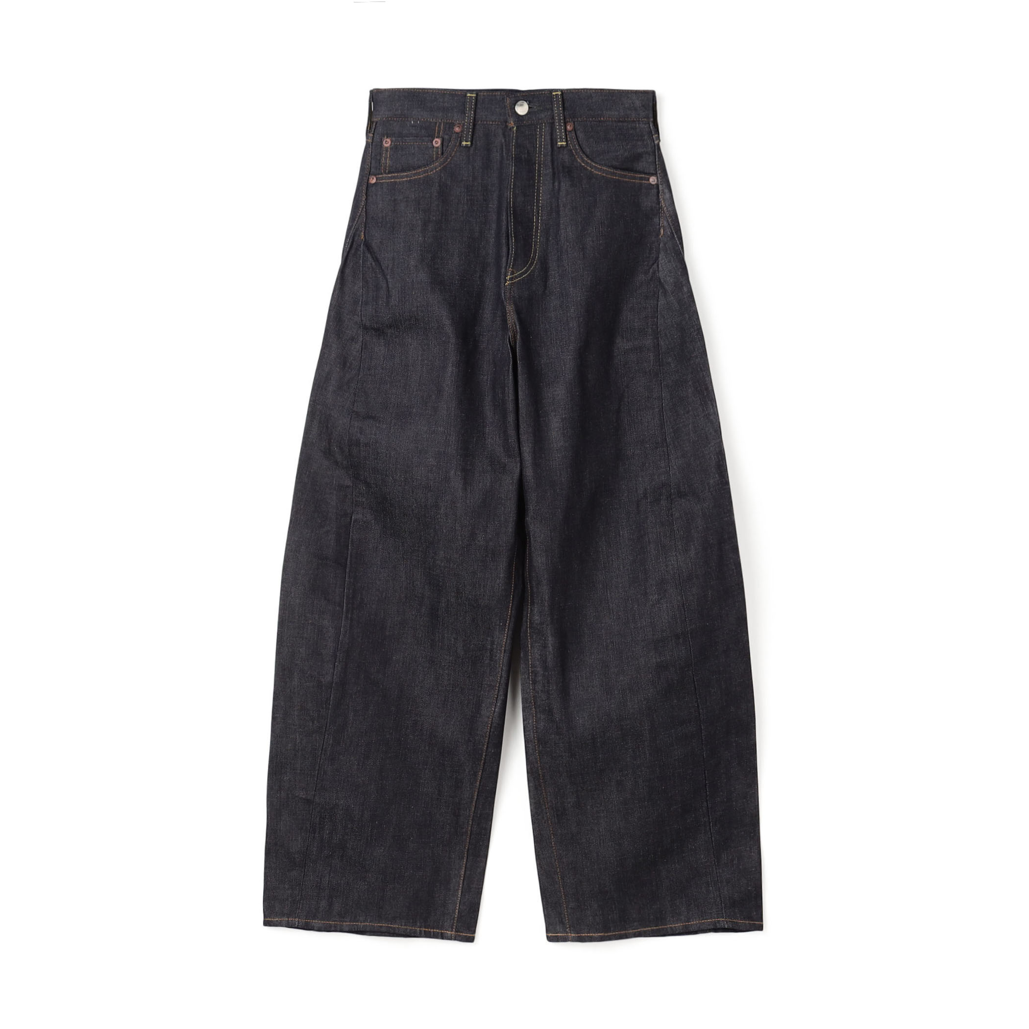 HYKE BARREL-LEG JEANS