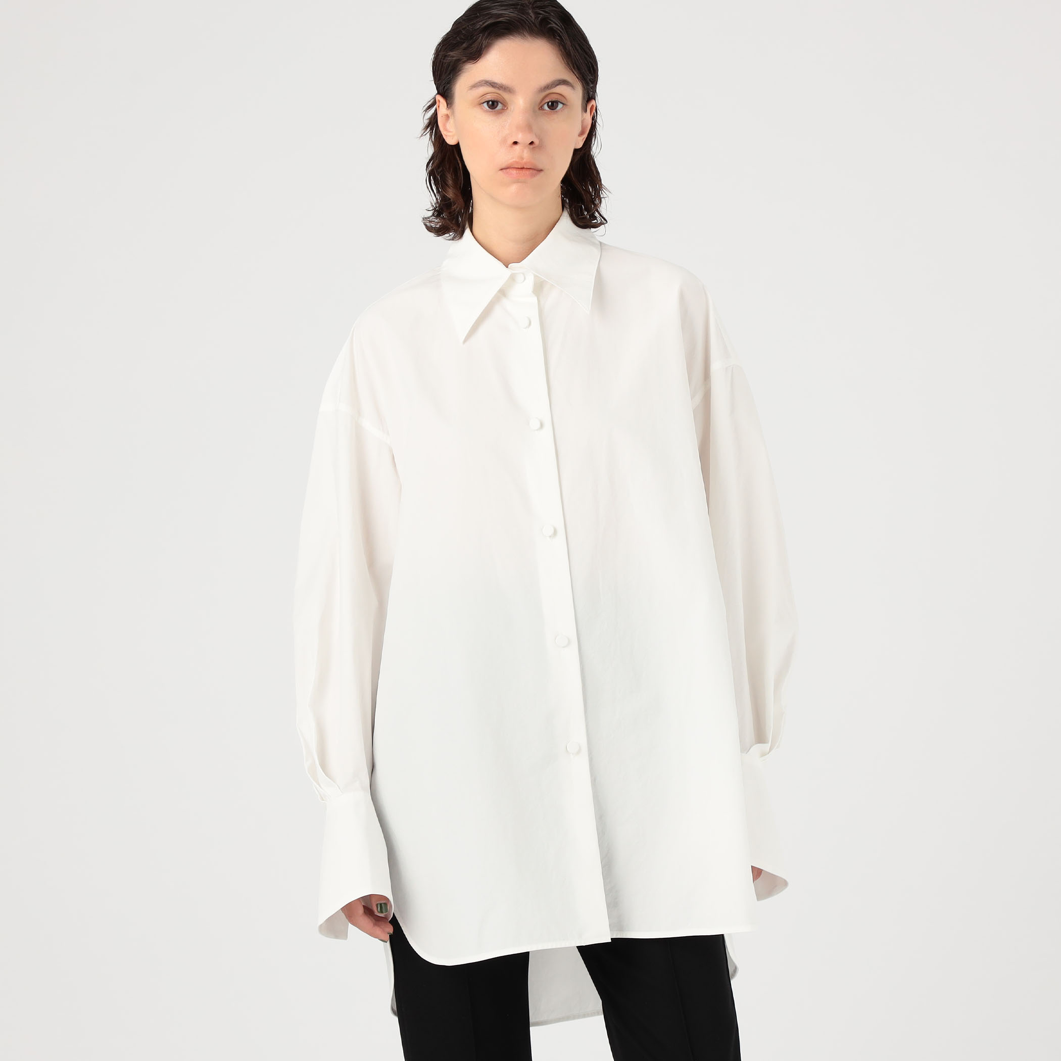 Mame Kurogouchi Nidom Cotton Oversized Shirt｜トゥモローランド