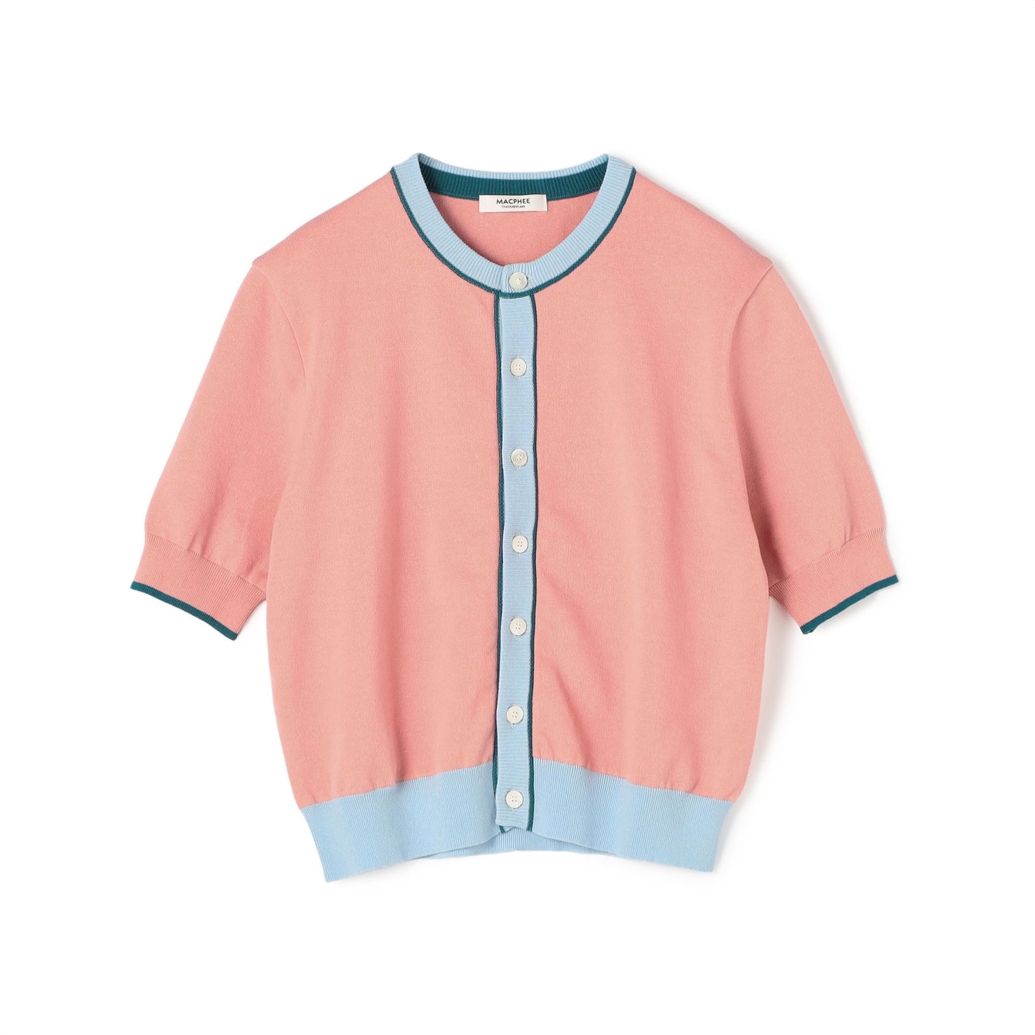 ドライコットン ハーススリーブカーディガン