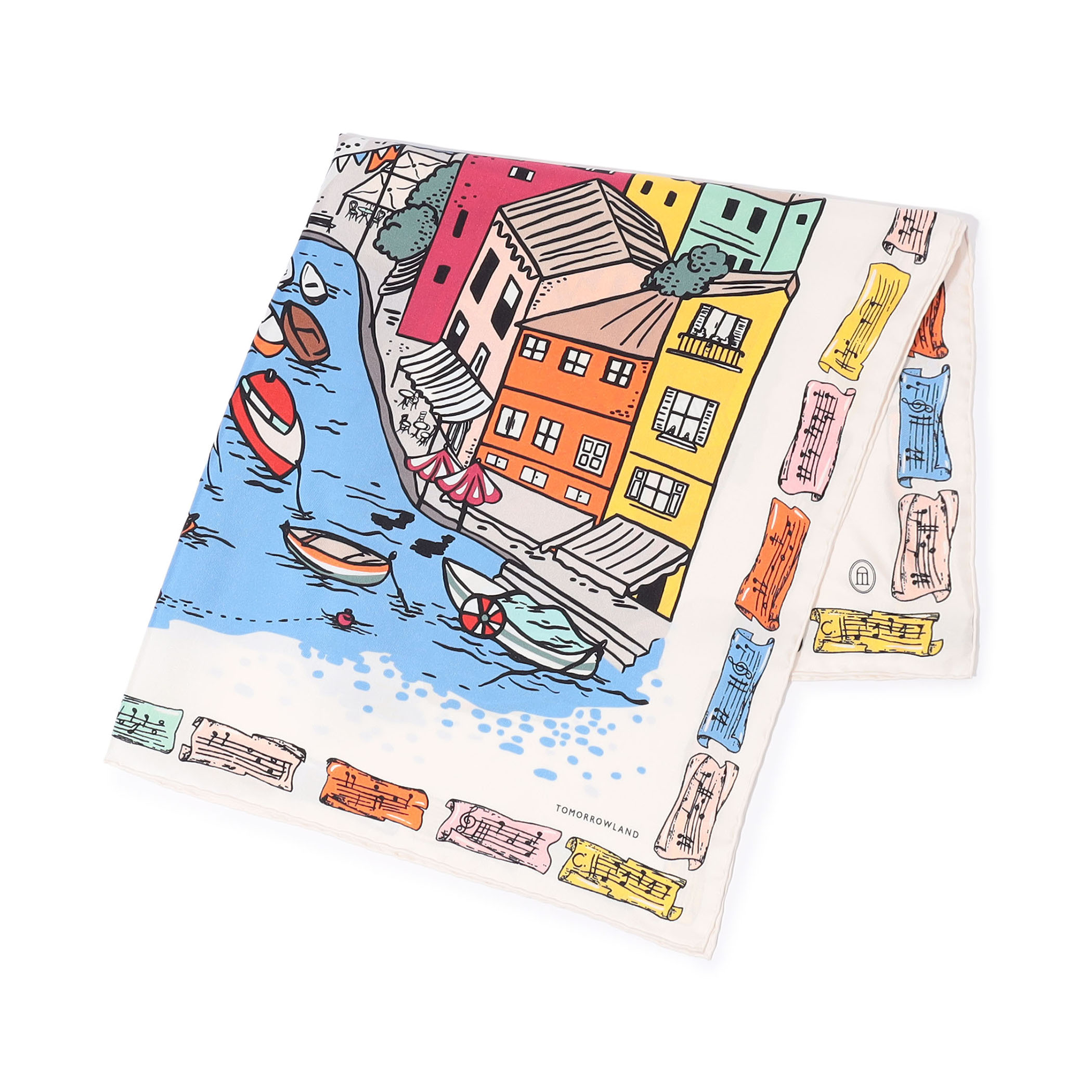 Atelier TOMORROWLAND BEACH シルクスカーフ