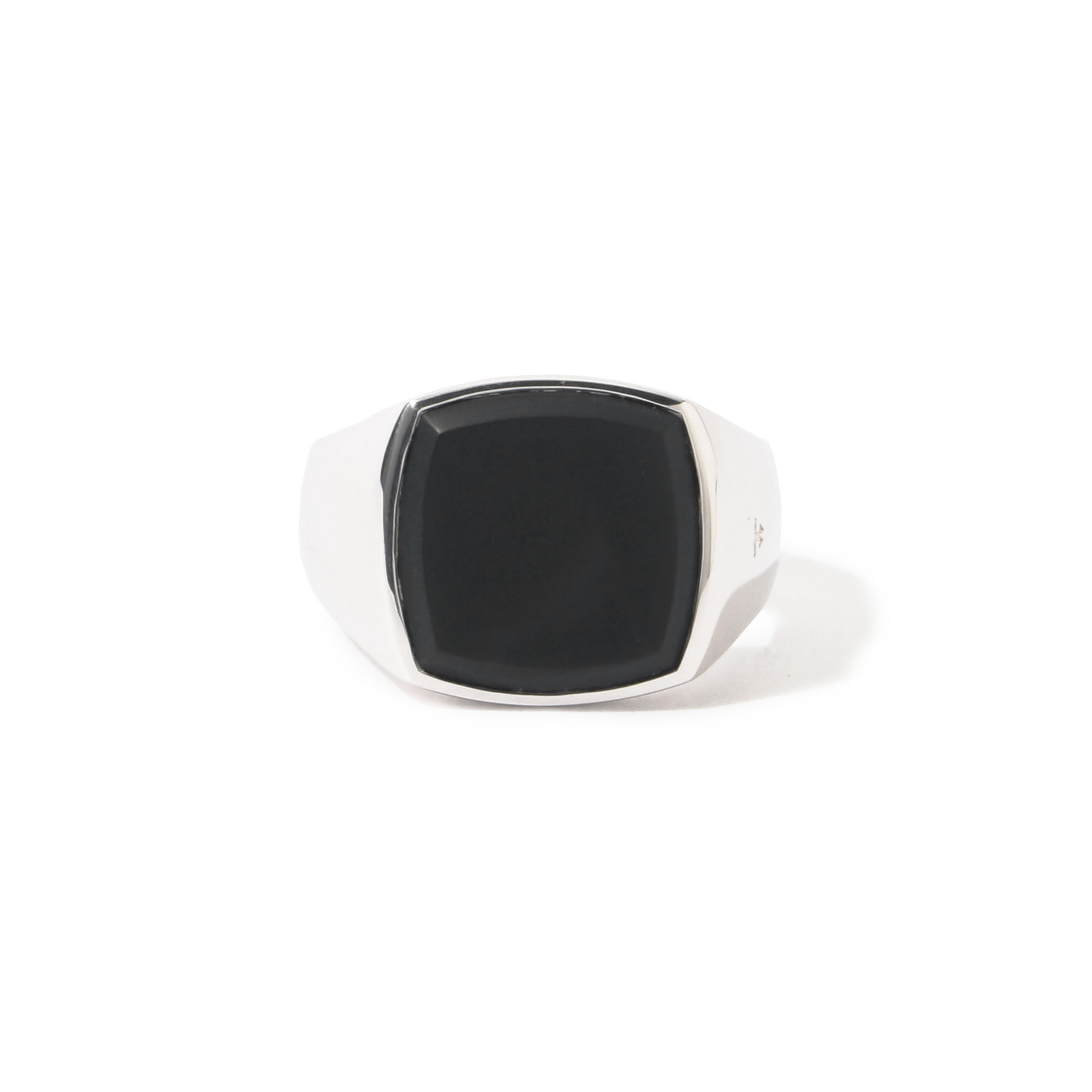 TOM WOOD シルバーリング THE CUSHION BLACK ONYX