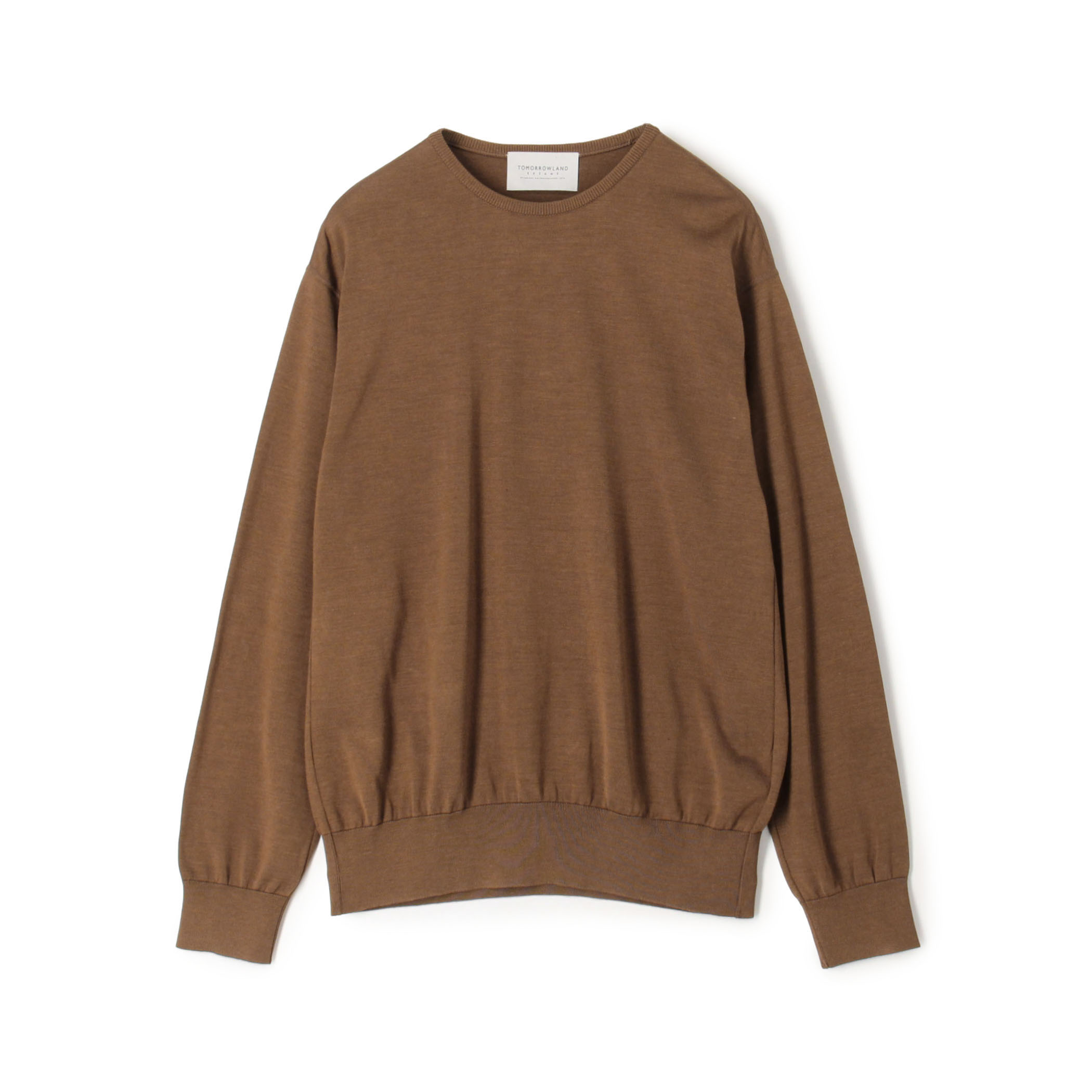 TOMORROWLAND tricot  シルク クルーネックプルオーバー