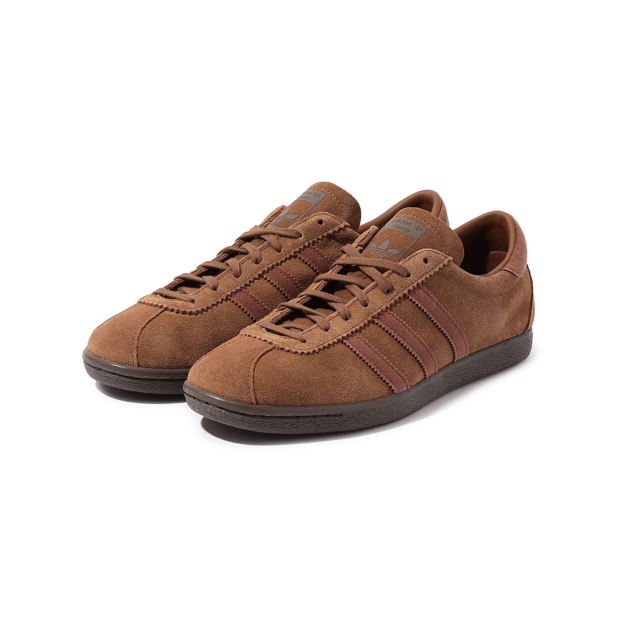  TOBACCO スエード スニーカー ブラック ブラウン adidas Originals TOBACCO スエードスニーカー｜トゥモローランド 公式