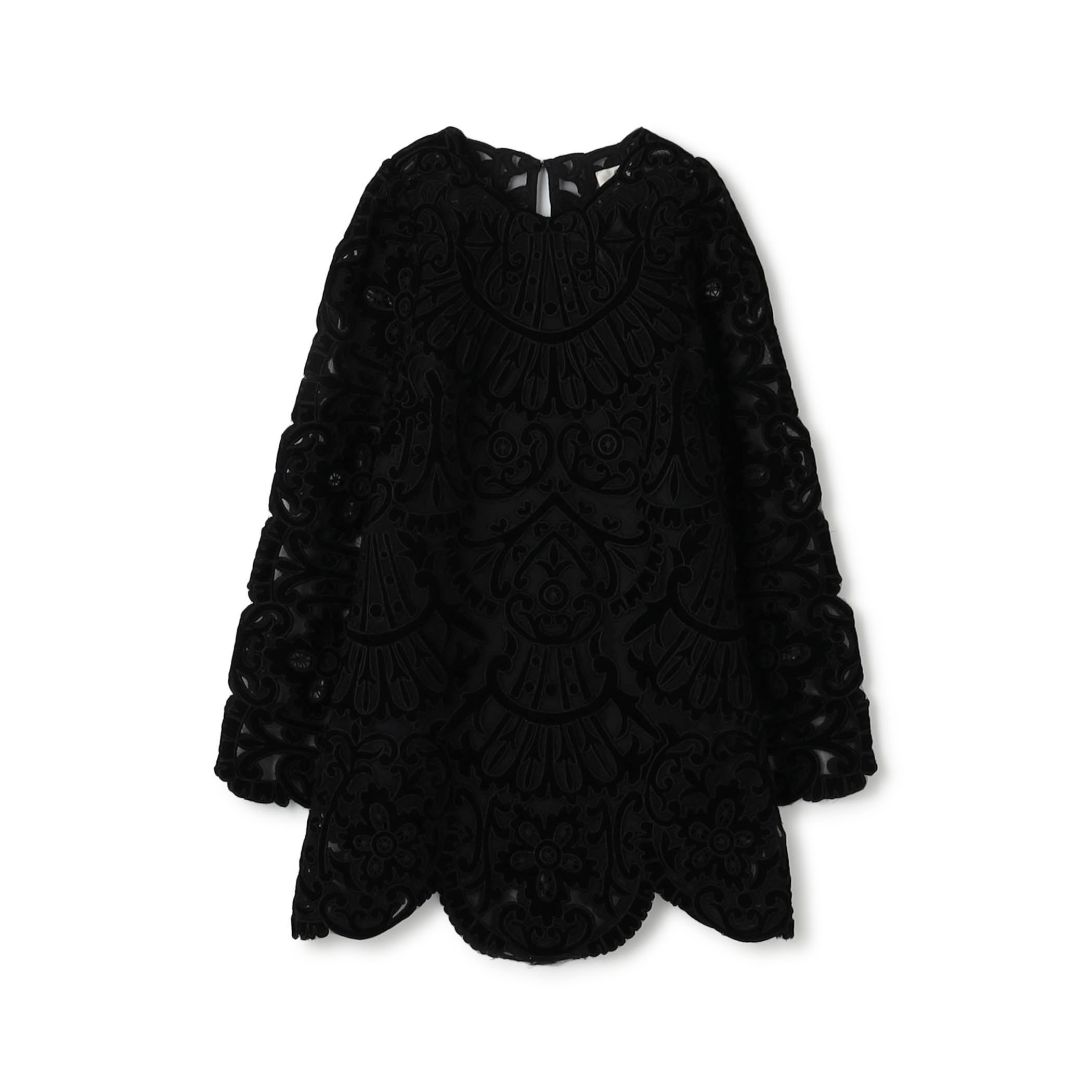 Sea New York DANA EMBROIDERY VELVET ベルベット ミニドレス