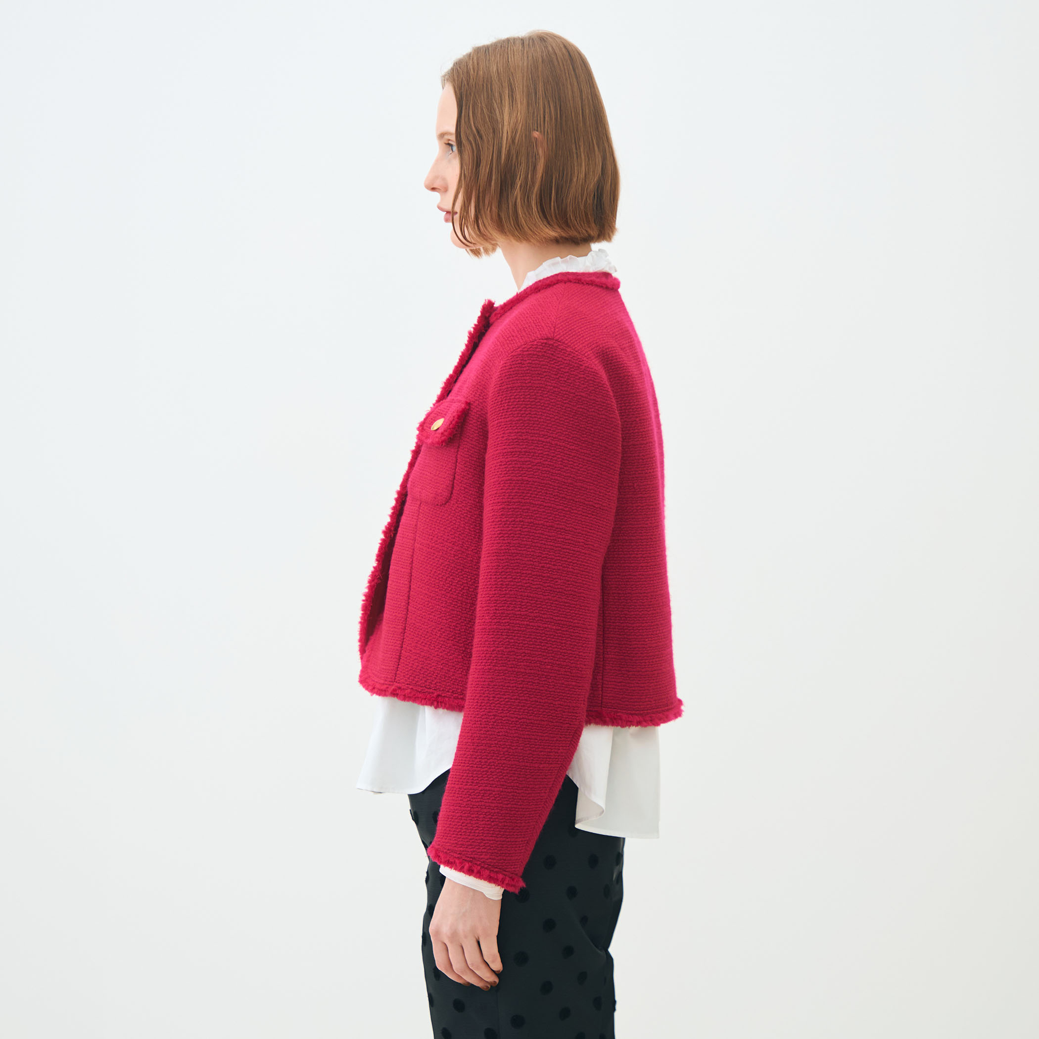 ブークレーファンシー クルーネックジャケット｜トゥモローランド 公式通販