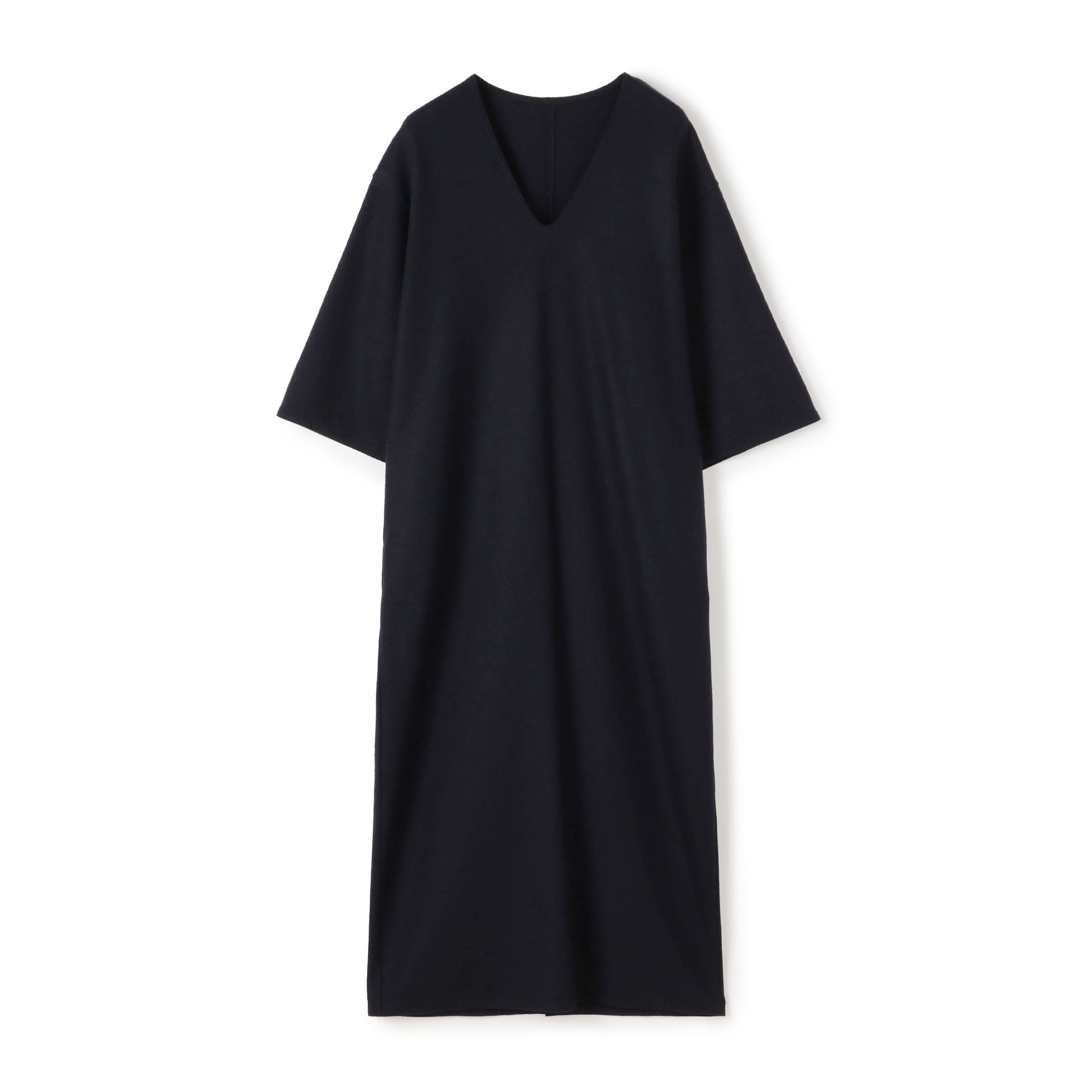 ミルドスムース Vネックワンピース