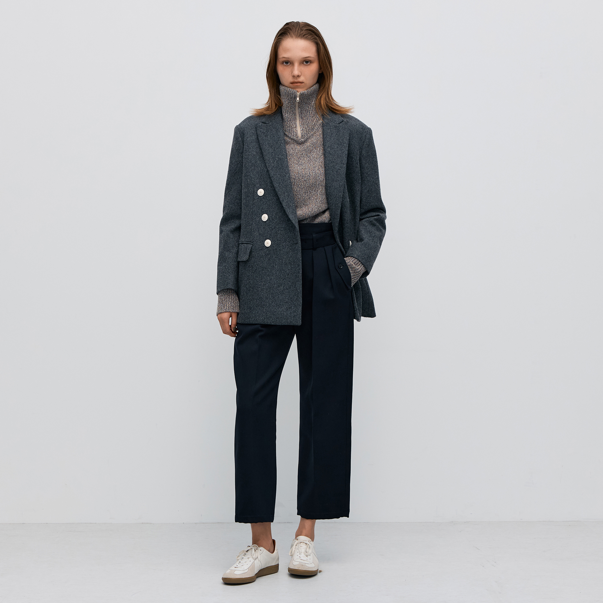 ウールメルトン ジャケットコート｜トゥモローランド 公式通販