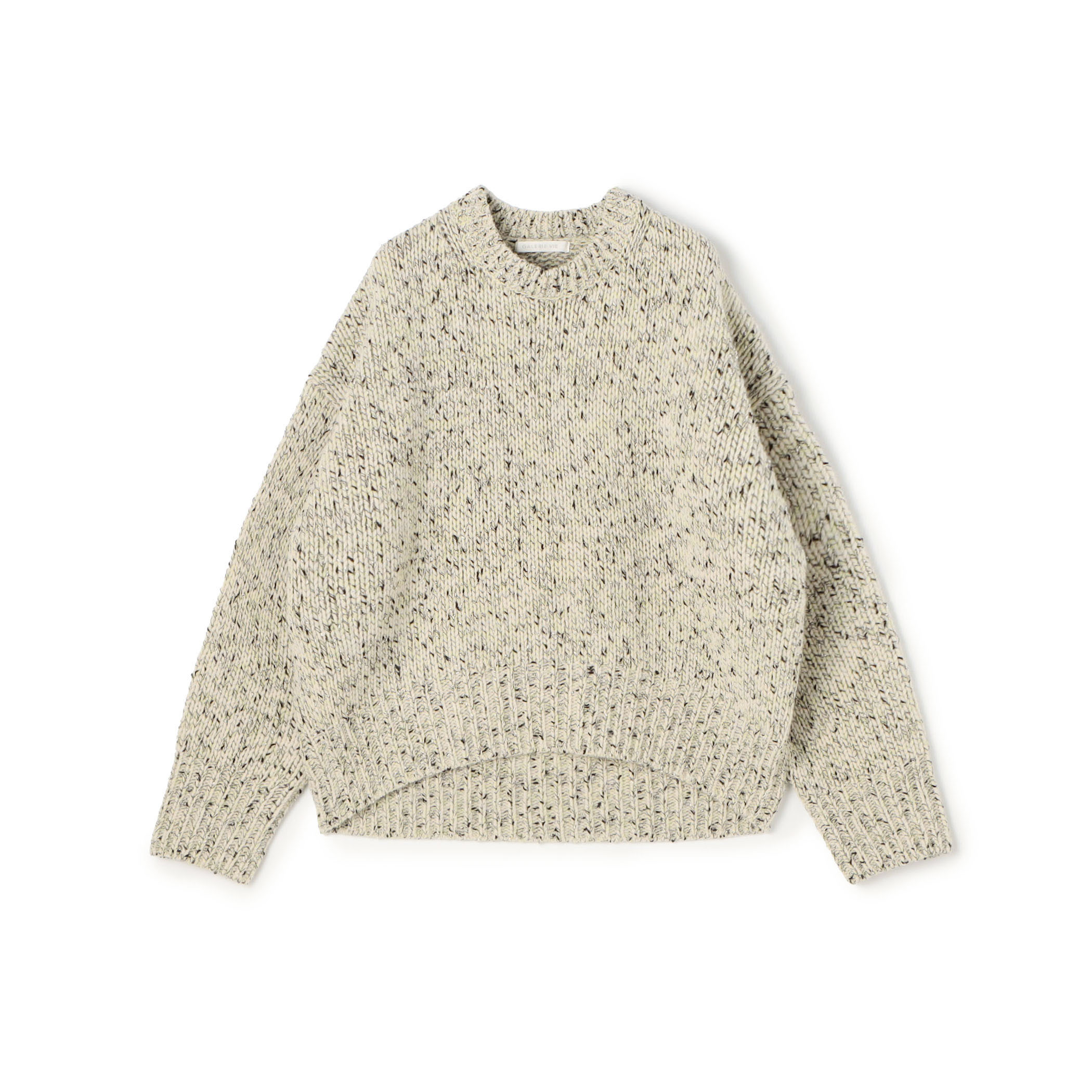 セサミメランジ クルーネックプルオーバー