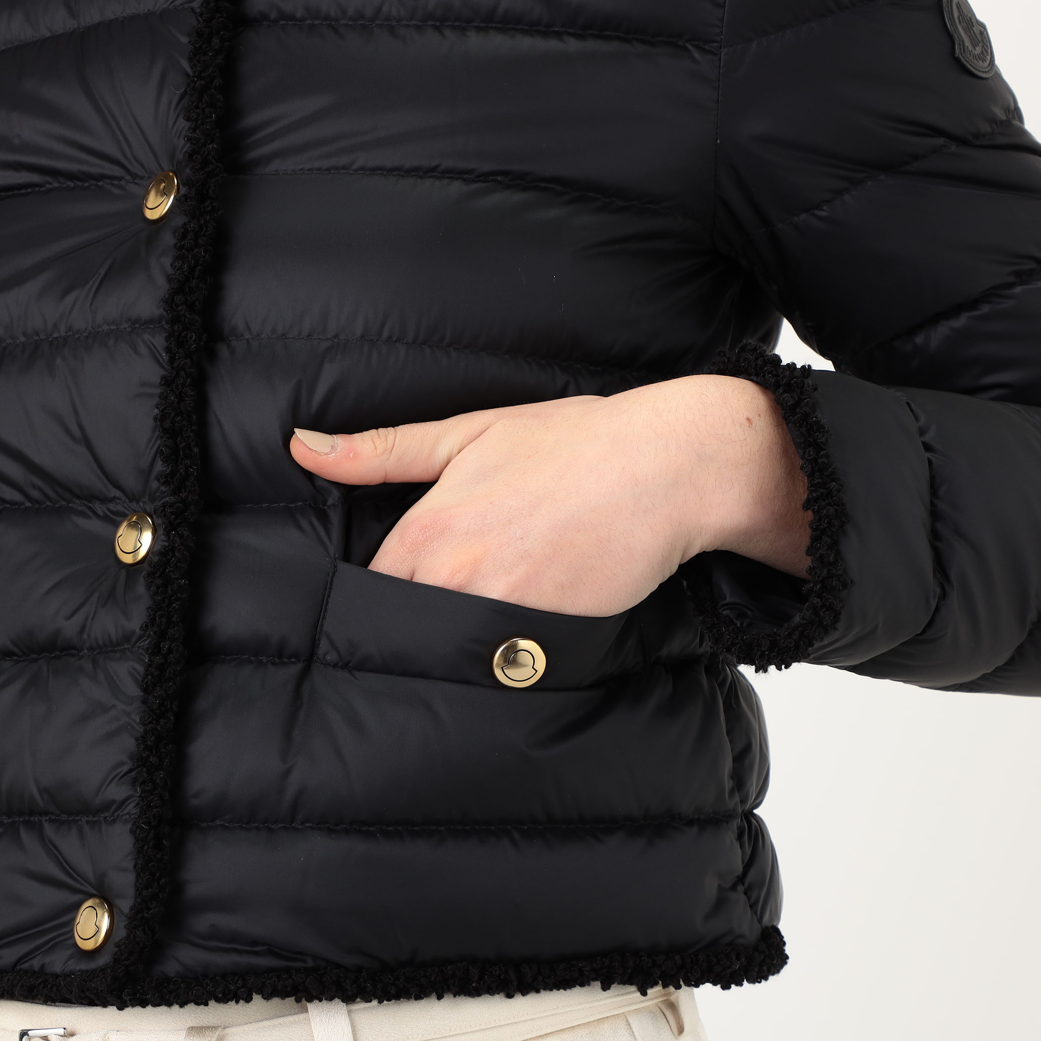 MONCLER FLEURS ノーカラージャケット｜トゥモローランド 公式サイト
