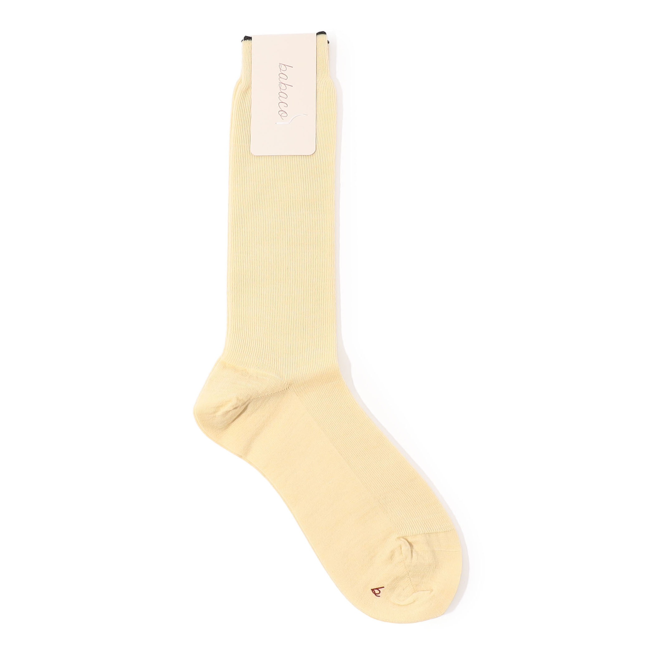 babaco Wool Fine Ribbed Socks