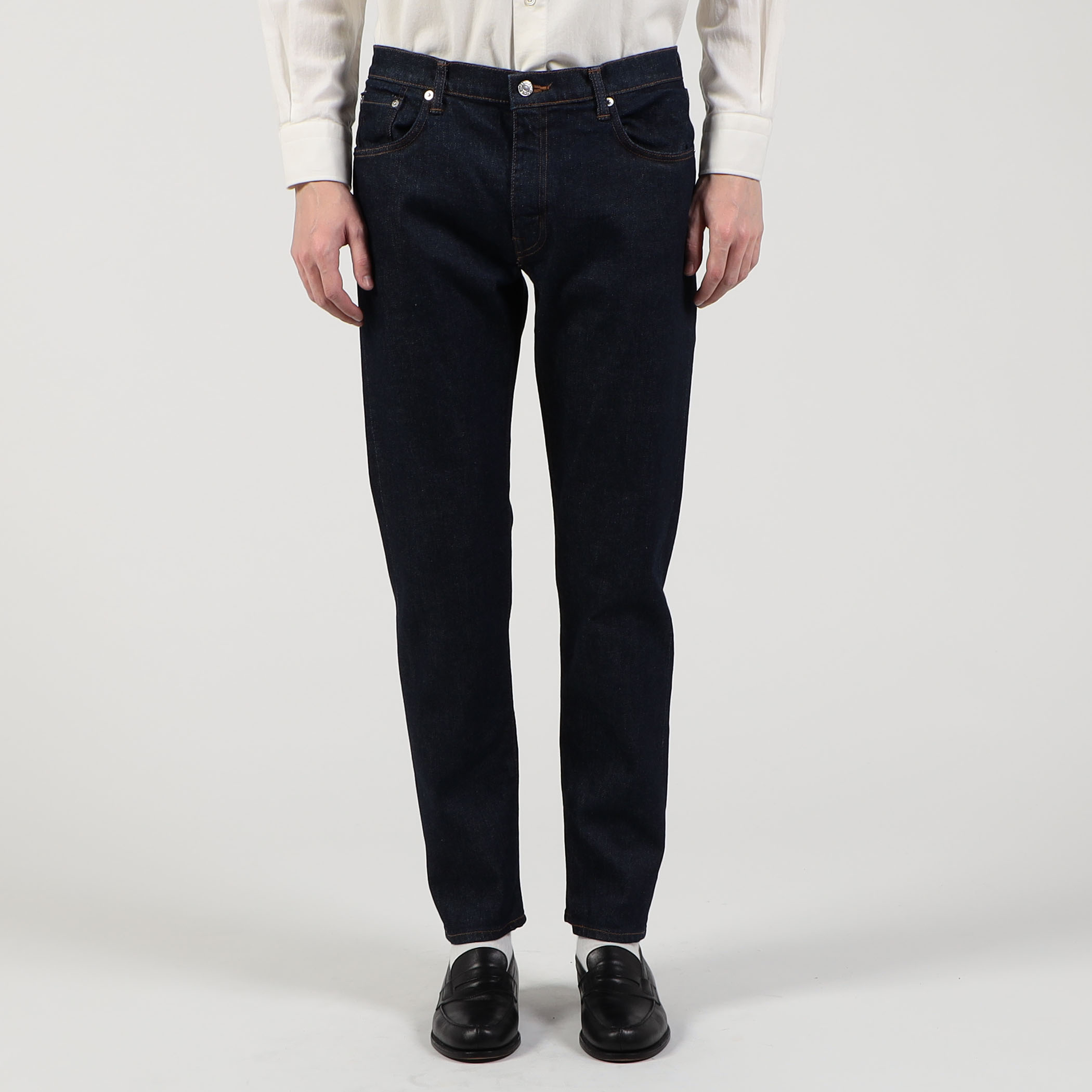 別注】EDWIN REGULAR TAPPERED ONE WASHED デニムパンツ