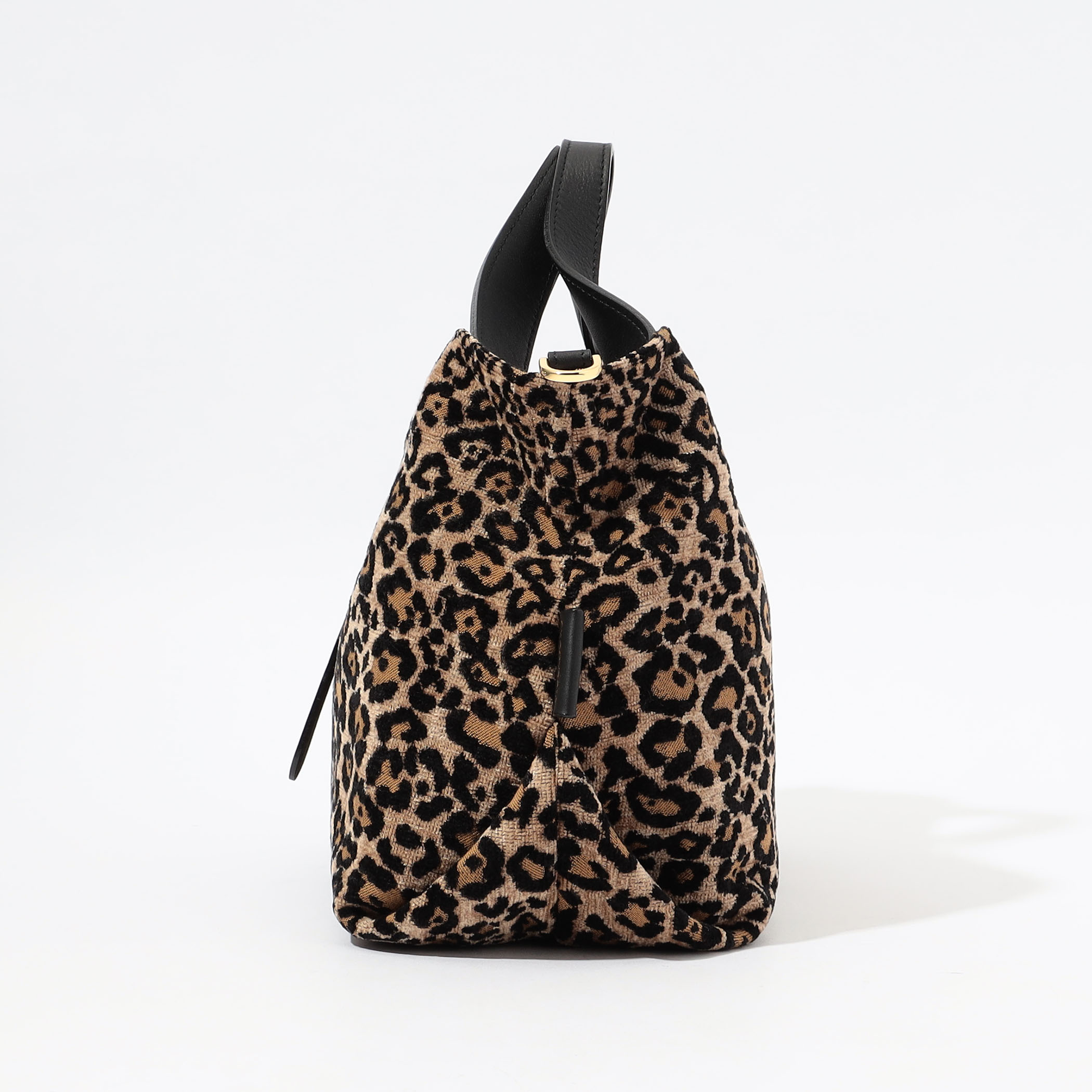 別注】VIOLAd'ORO ジャガード レオパードバッグ