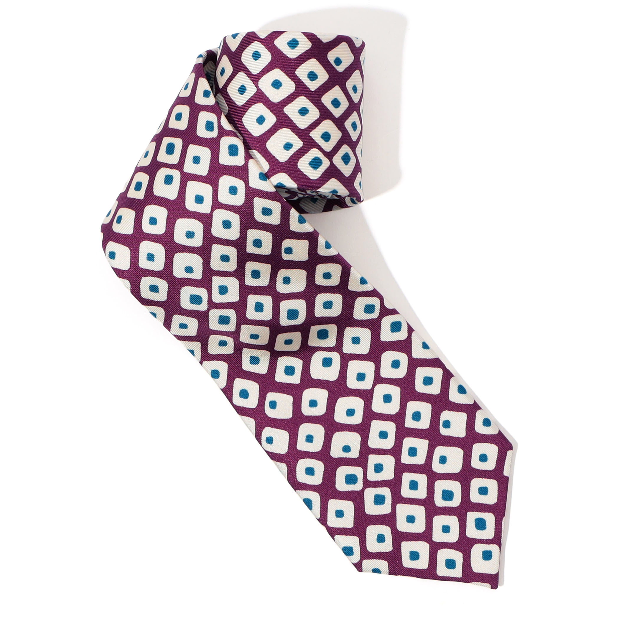 TOMORROWLAND シルクプリント 小紋柄ネクタイ