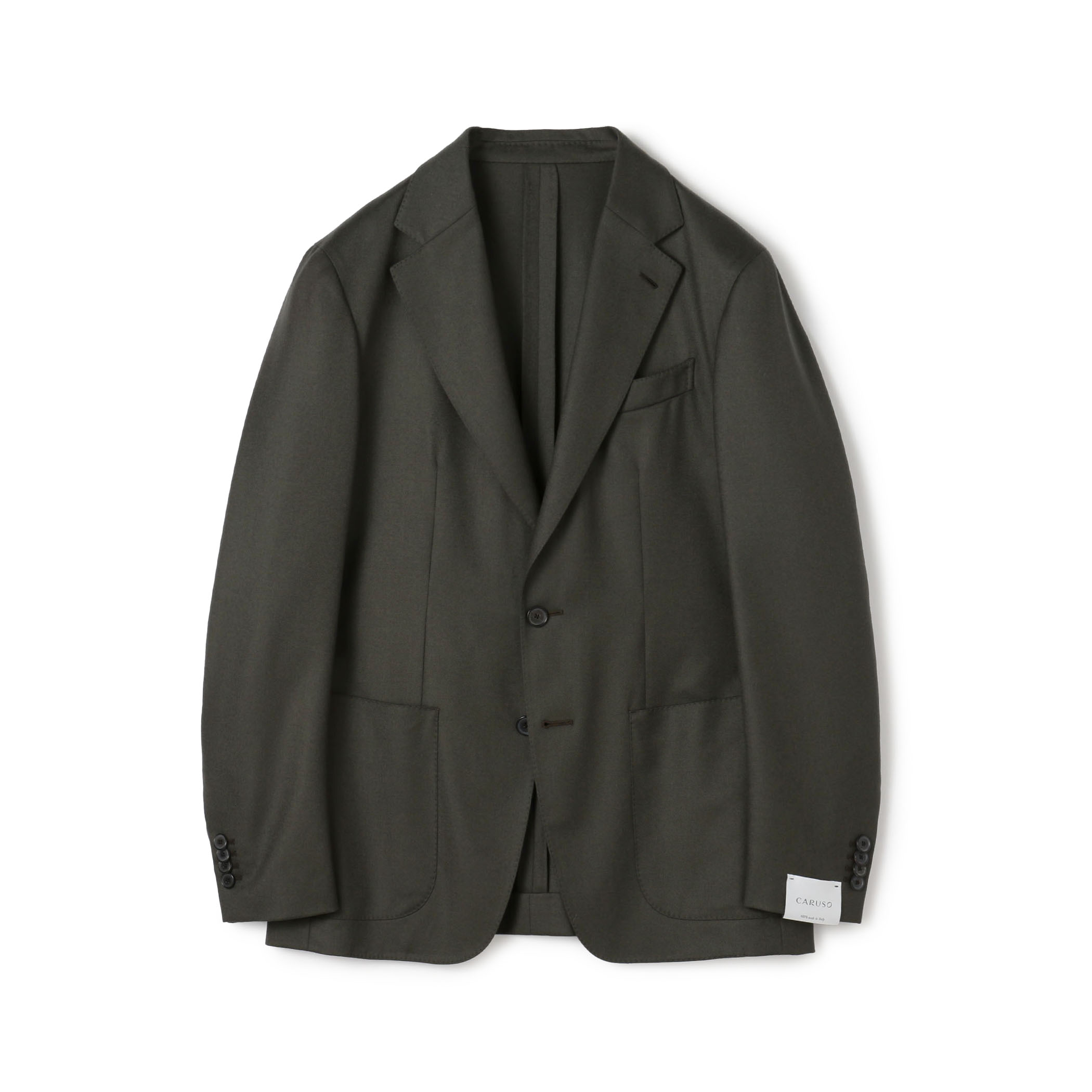 CARUSO BUTTERFLY JK ウールシングルブレステッド 2Bジャケット