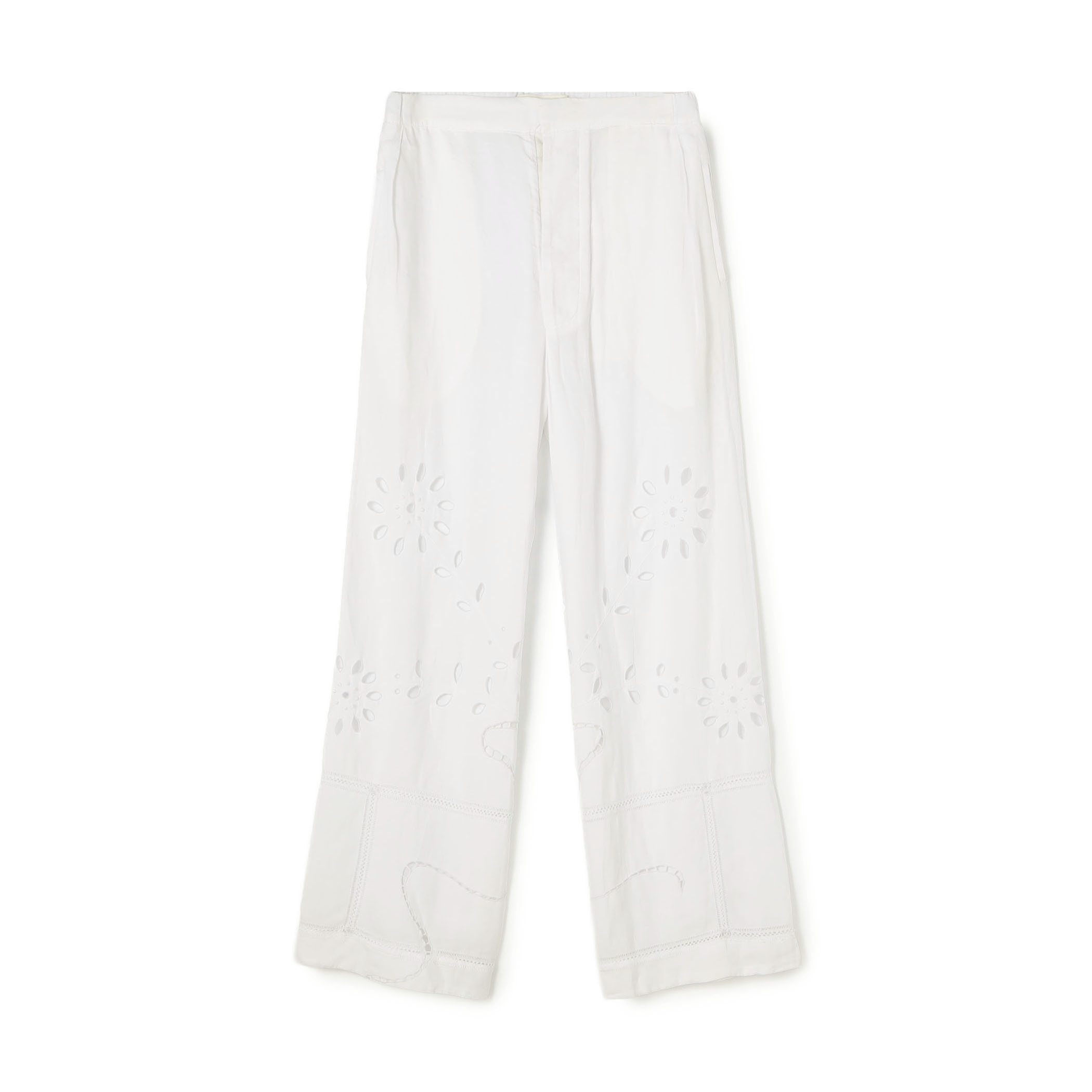 RENATA BRENHA SACRAMENTO TROUSER コットン カットワークレースパンツ