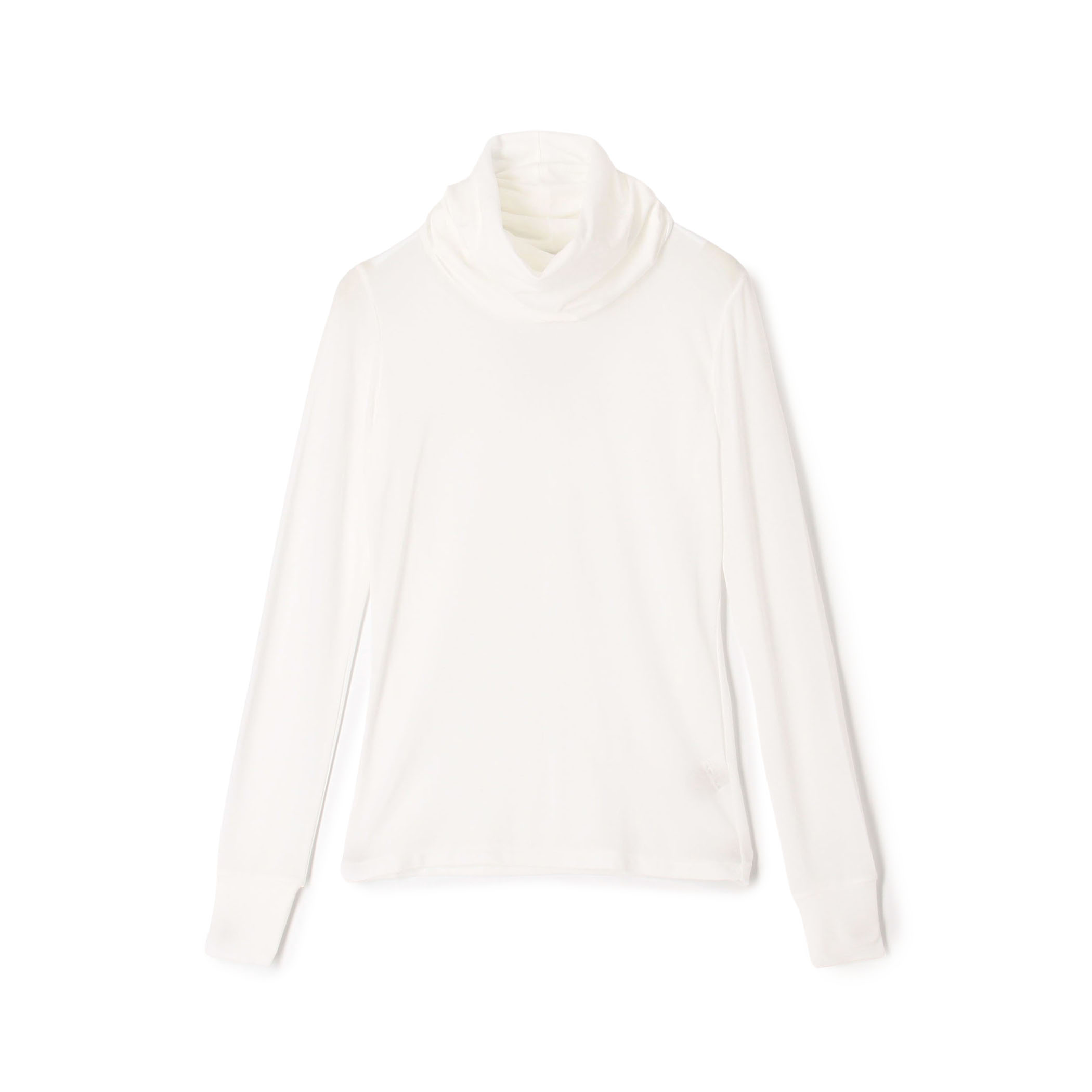 FUMIKA_UCHIDA NYLON RIBBED NECK