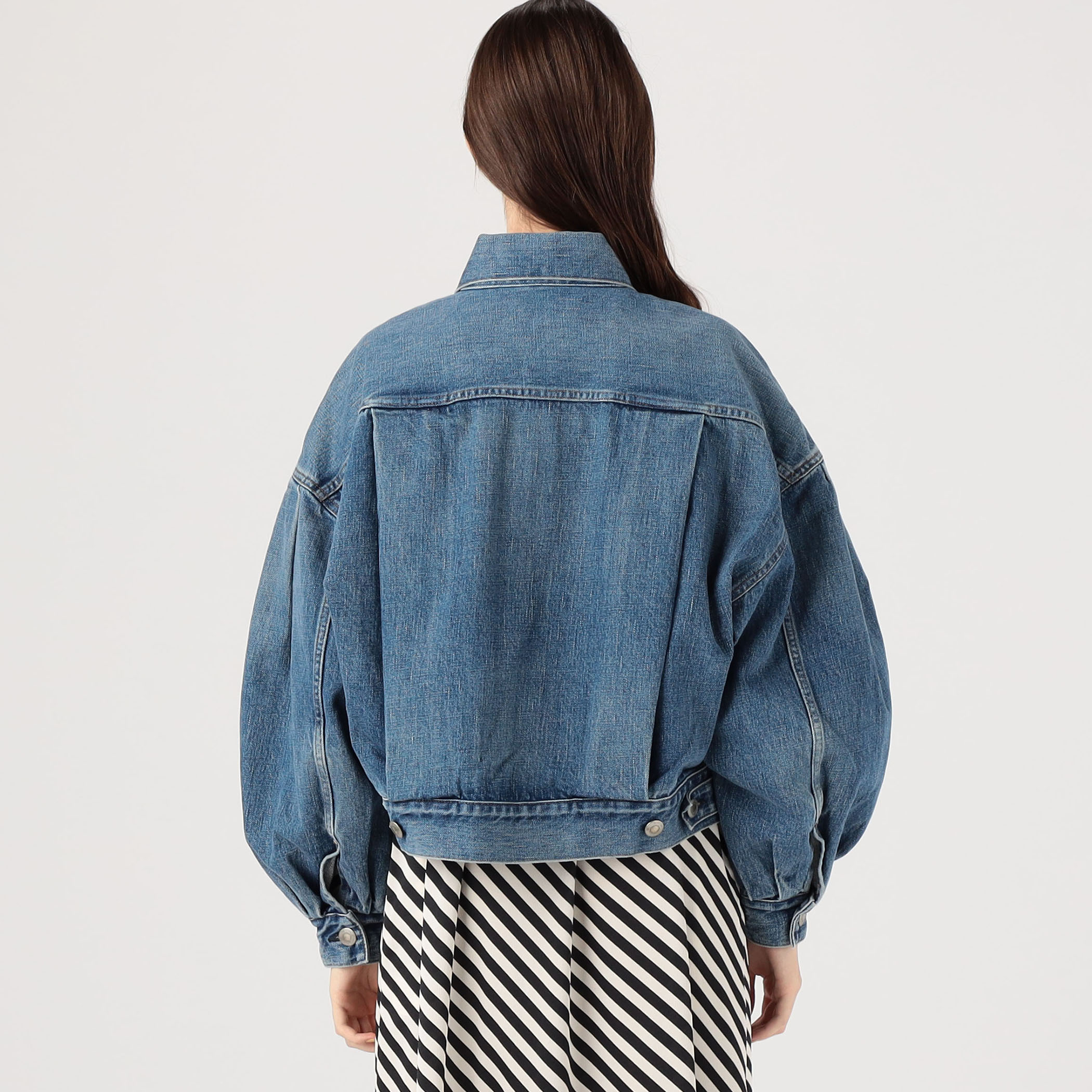 HYKE BALLON SLEEVE DENIM JACKET｜トゥモローランド 公式通販