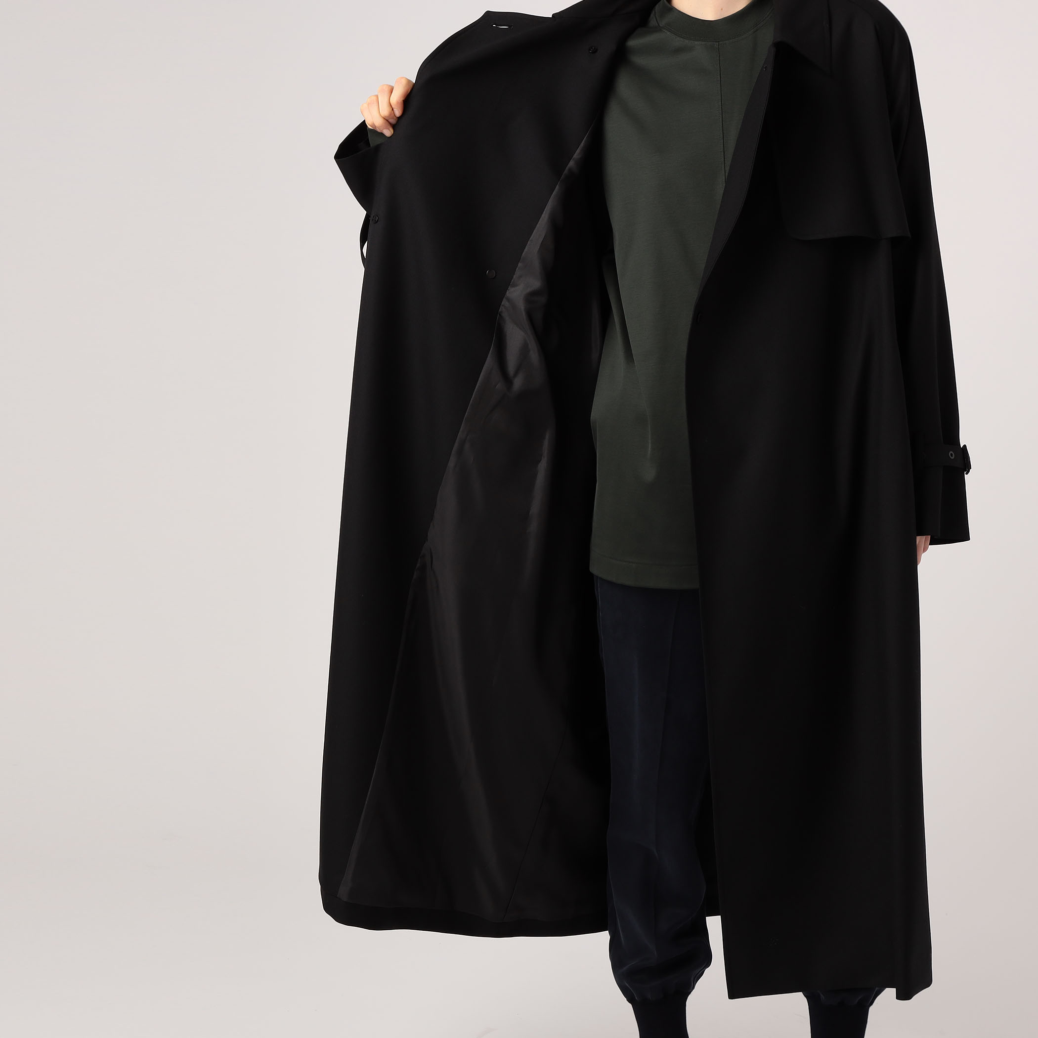 HYKE WOOL TRENCH COAT｜トゥモローランド 公式通販