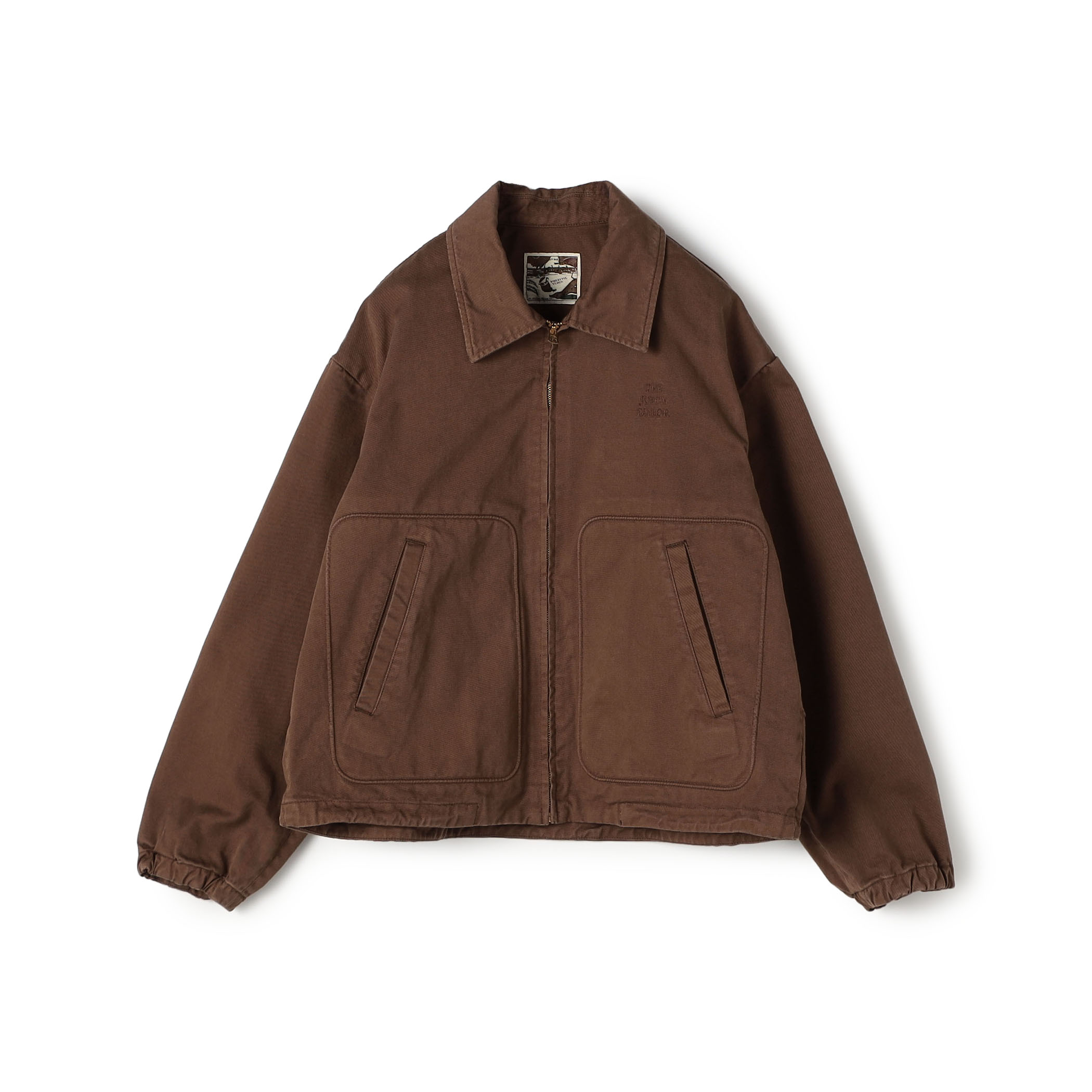 Mai Tai コットンピースダイ ジップアップブルゾン