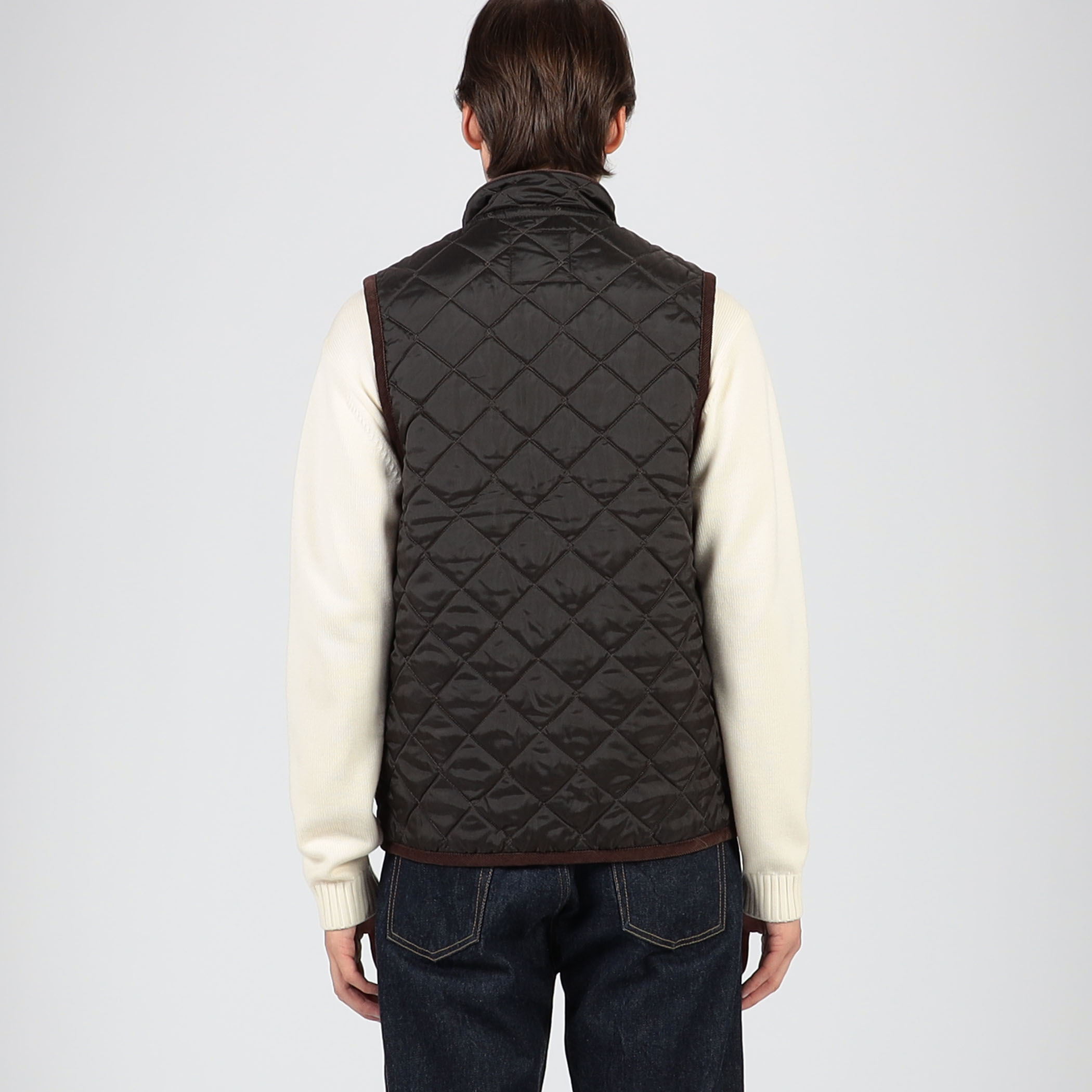 LAVENHAM Mickfield Mens 22 Rc ポリエステル キルティングベスト