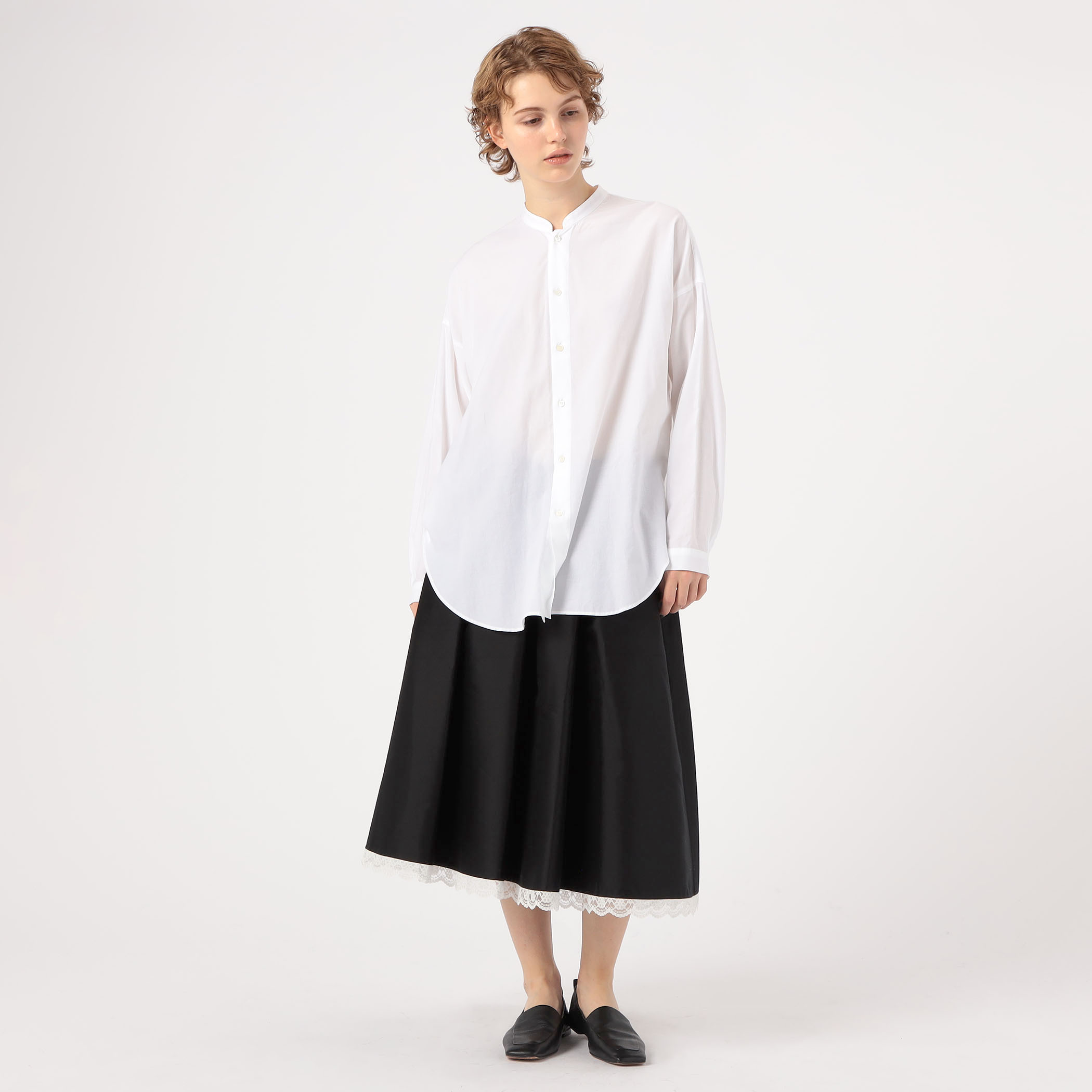 SHU SHU TONG / グレータイトスカート SHUSHU/TONG Aライン プリーツスカート | グレー | FARFETCH JP