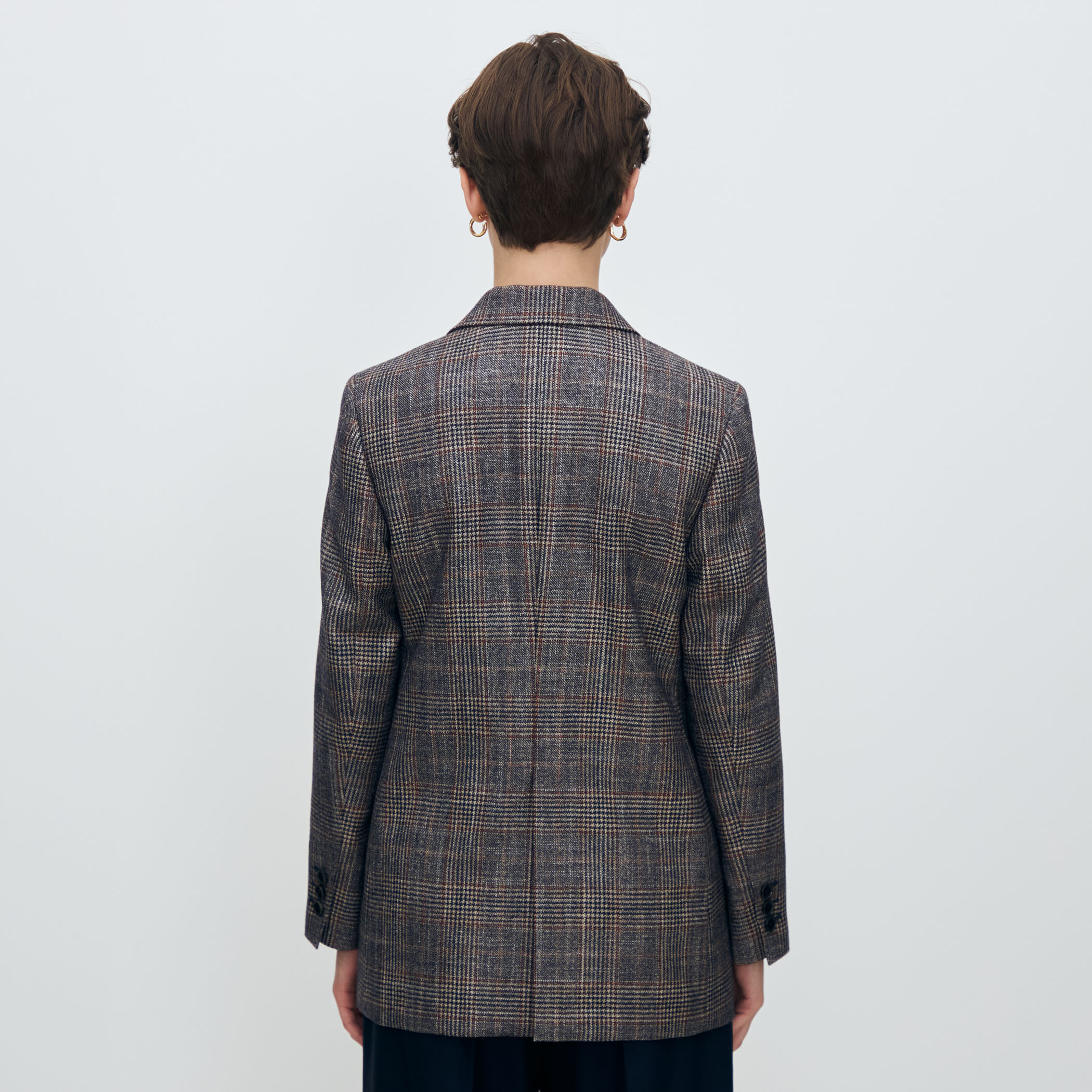 DRESS VAN NOTEN ブラウン ダブルブレストジャケット DRESS VAN NOTEN ブラウン ダブルブレストジャケット
