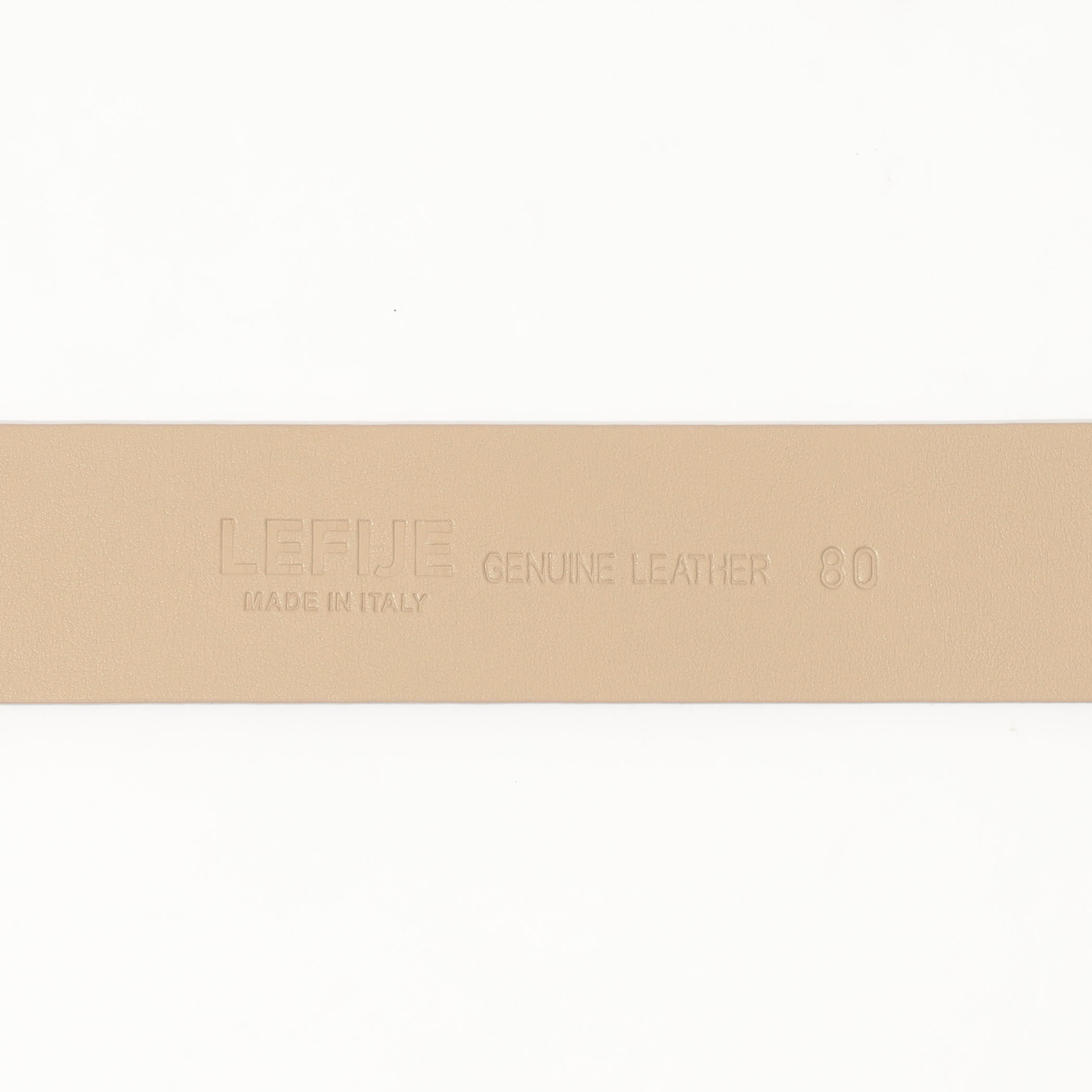 LEFIJE 本革ベルト 75 ベージュ LEFIJE | レザー ベルト BEIGE WOMEN（ベルト）｜LEFIJE