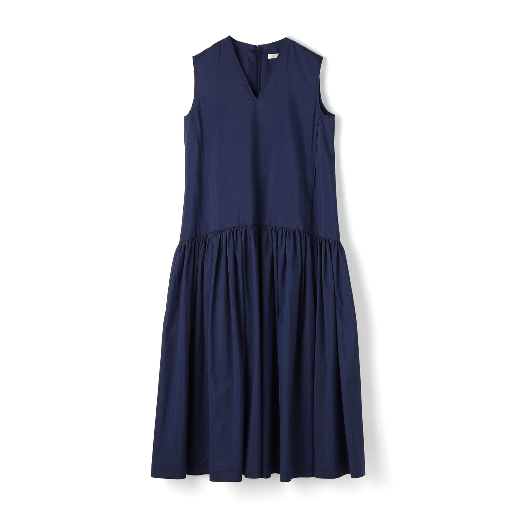 【WEB先行予約】コットンシルクタイプライター Vネックドレス