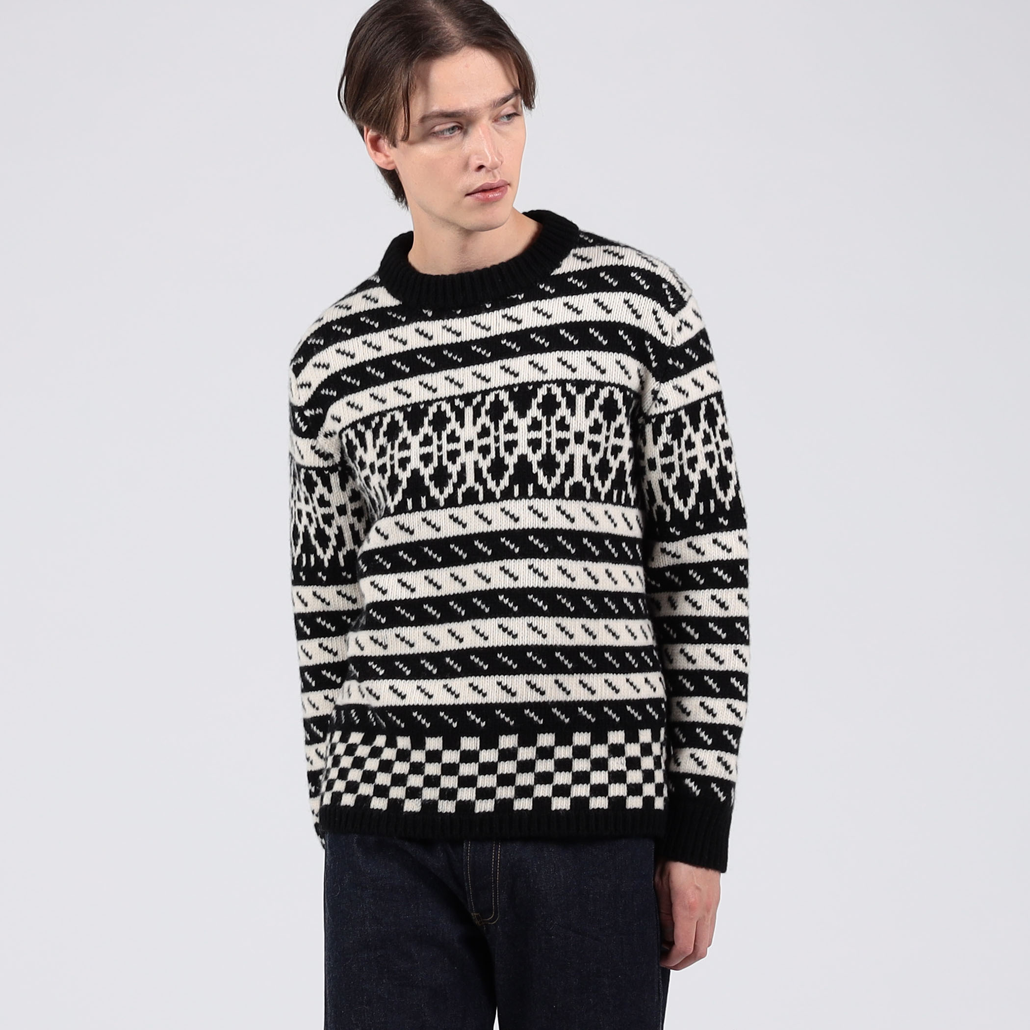 CORGI　Vネックニット　スーパージーロンウール34 イギリス製 CORGI Vネックニット スーパージーロンウール34 イギリス製