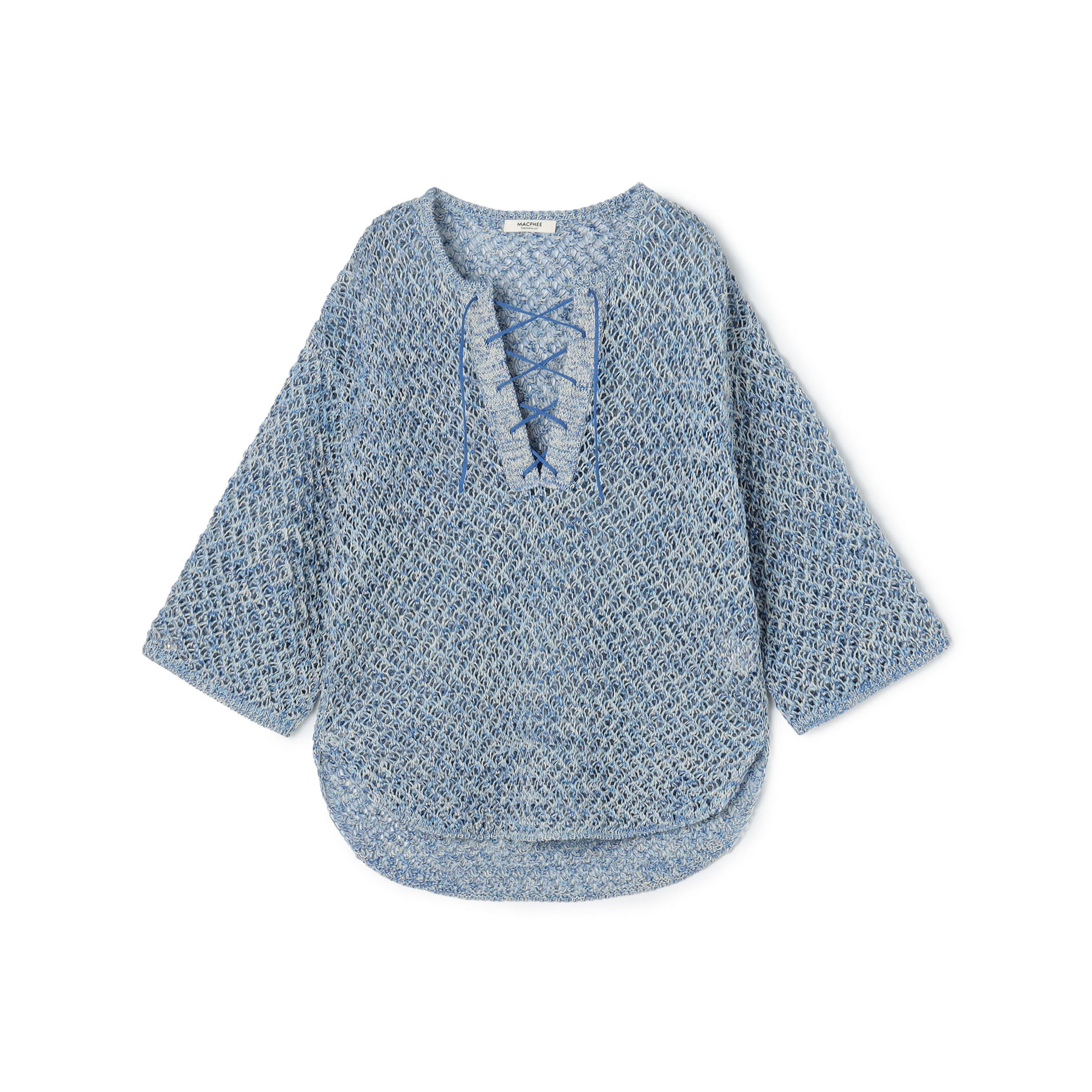 ギマメッシュ レースアッププルオーバー