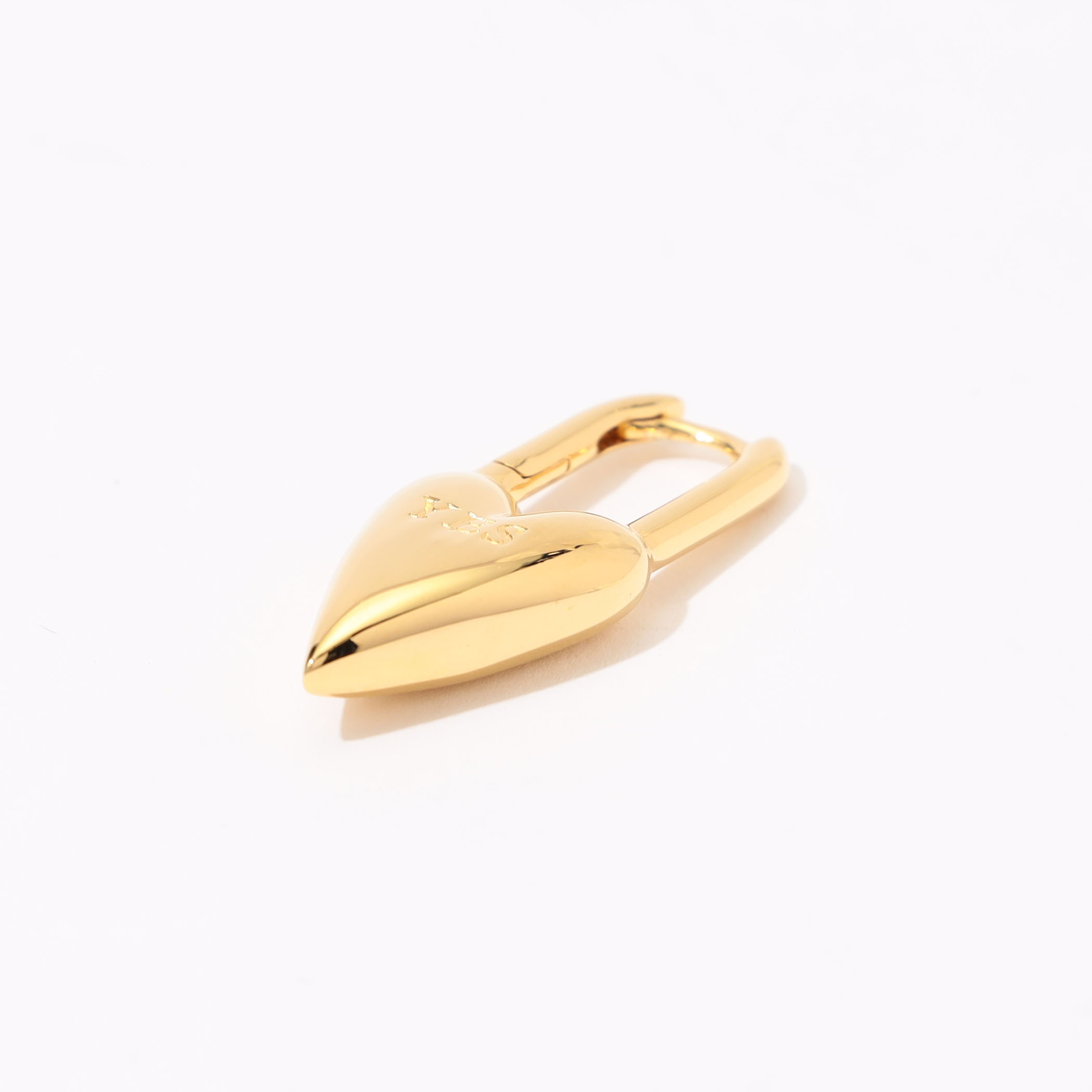 avgvst Yes-No Heart Lock ゴールド 片耳ピアス｜トゥモローランド