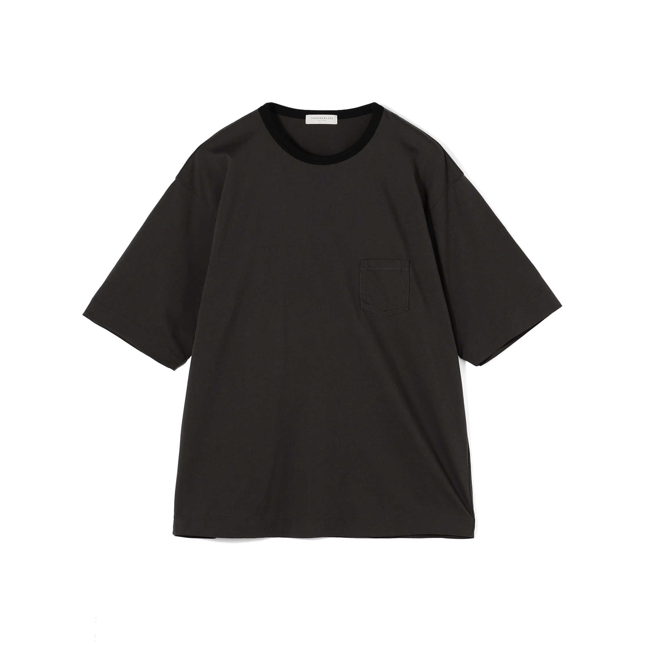 コットンシルク高密度天竺 リンガーTシャツ