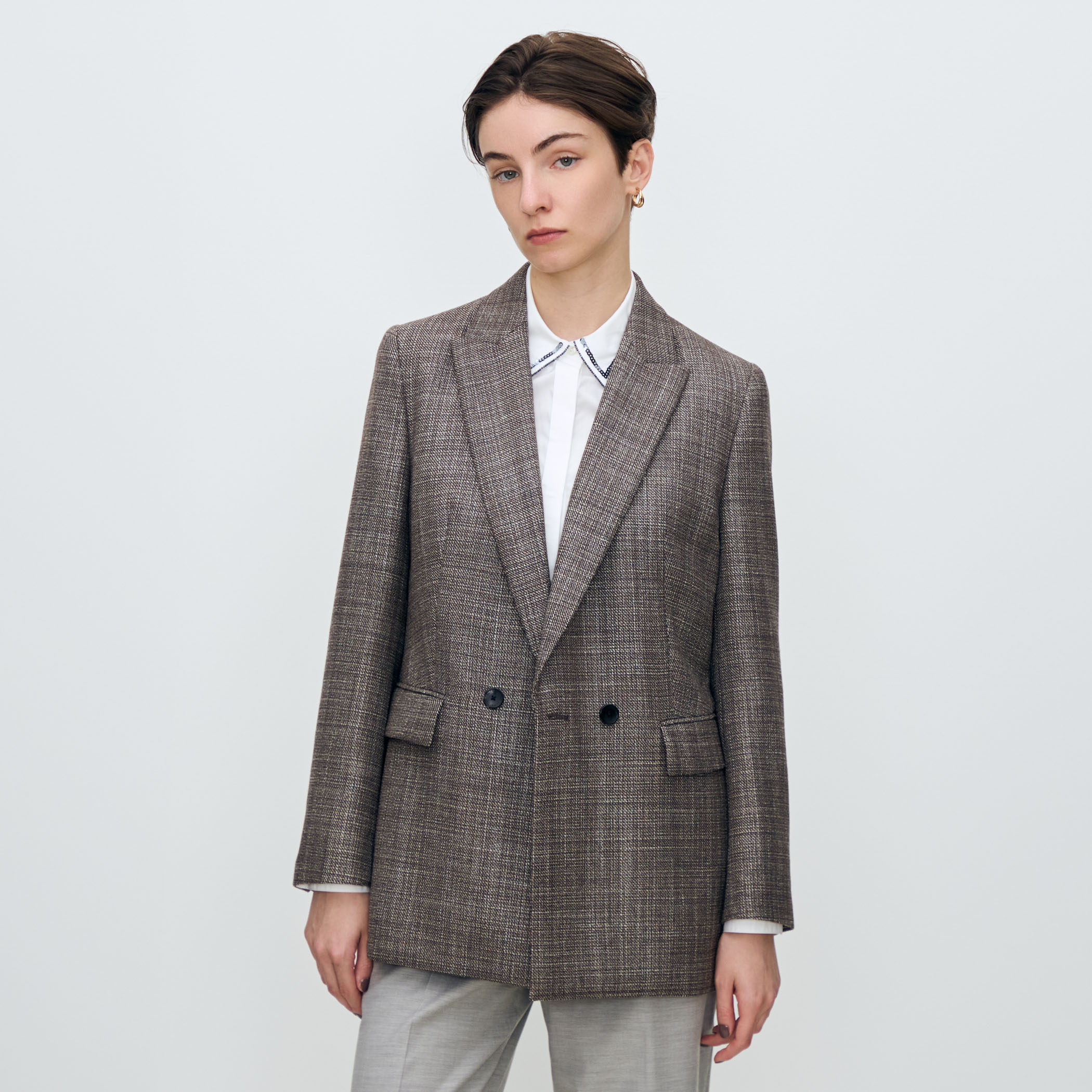 SILK AIR ERICA ダブルブレストジャケット｜トゥモローランド 公式通販