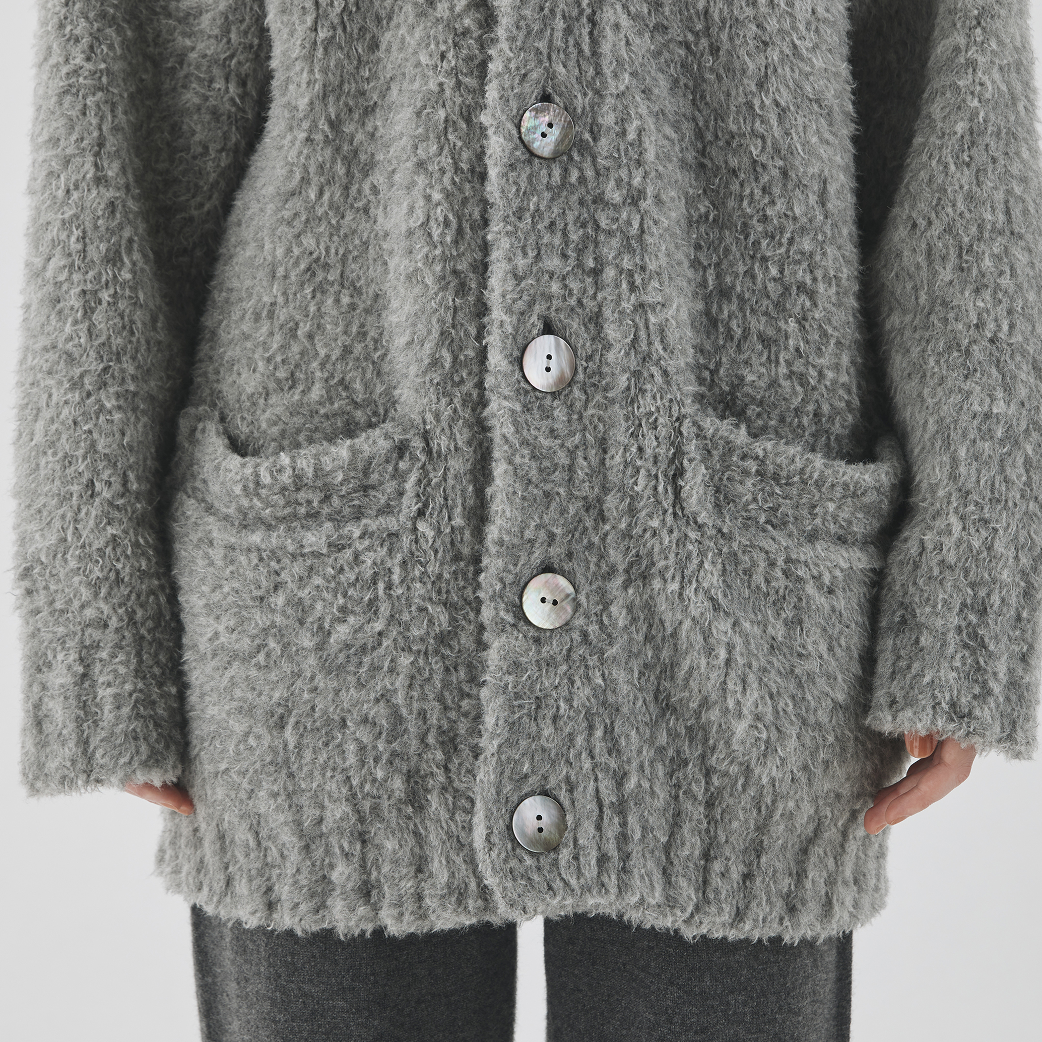 新品同様　トゥモローランド　ファーポケットカーディガンS✴︎アローズ ファーポケット ロングカーディガン ＜A DAY IN THE LIFE＞