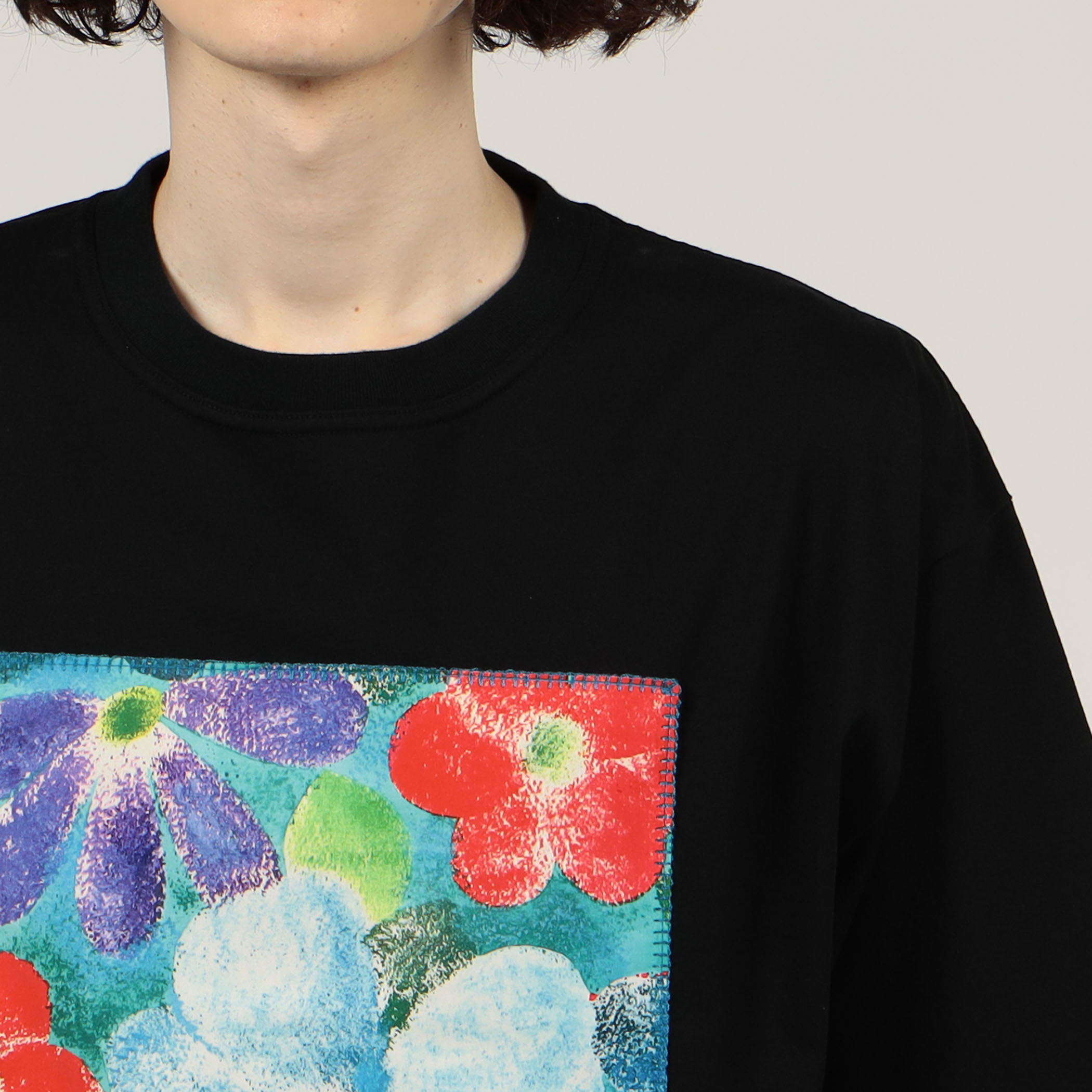 CABaN スビンコットン IBIZA エンブロイダリーTシャツ