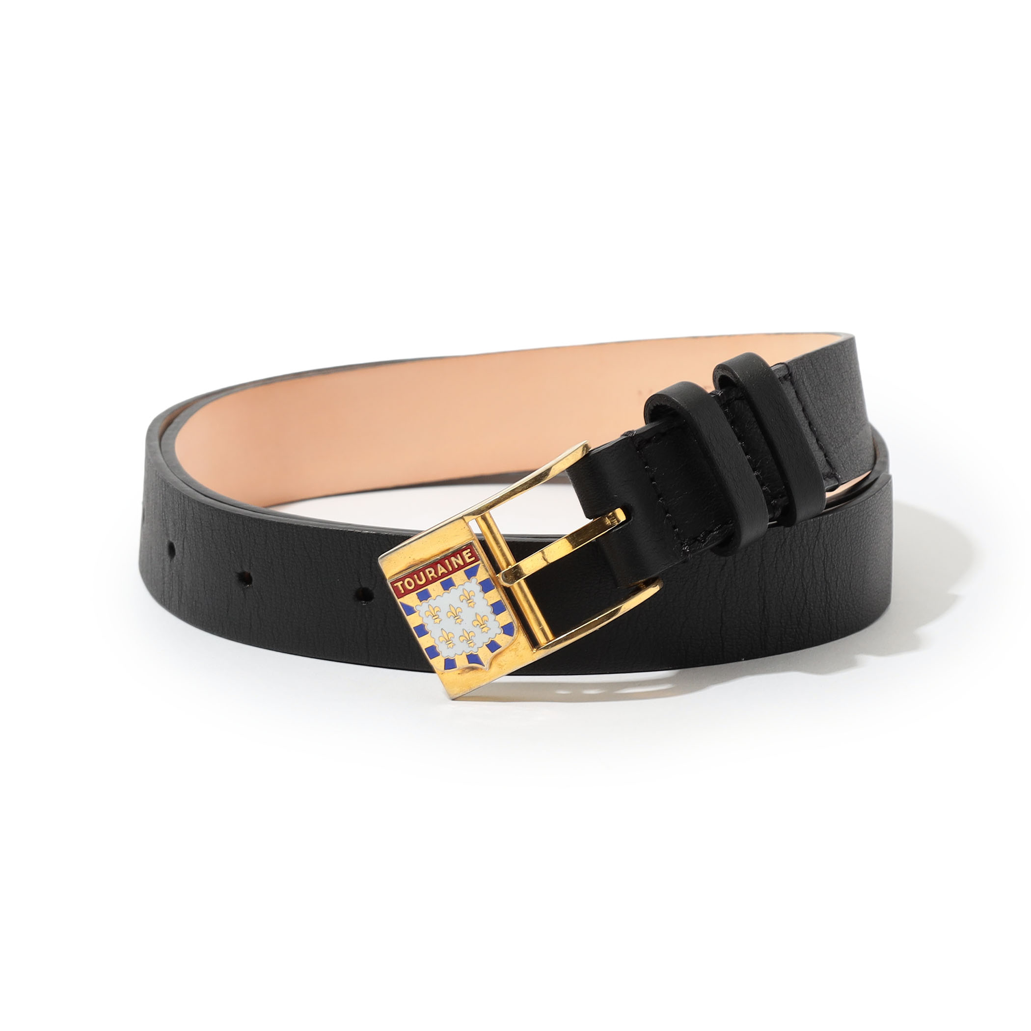 MAISON et VOYAGE エンブレムバックル レザーベルト