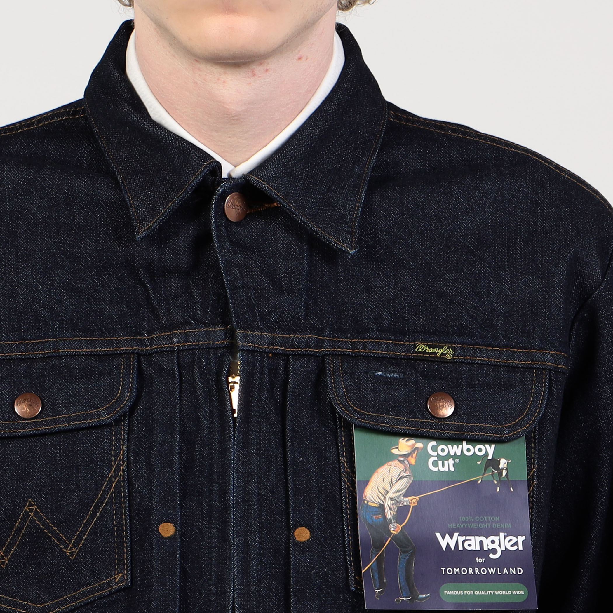 限定版 TOMORROWLAND MEN Wrangler 24MJZ ブロークンデニム ジャケット