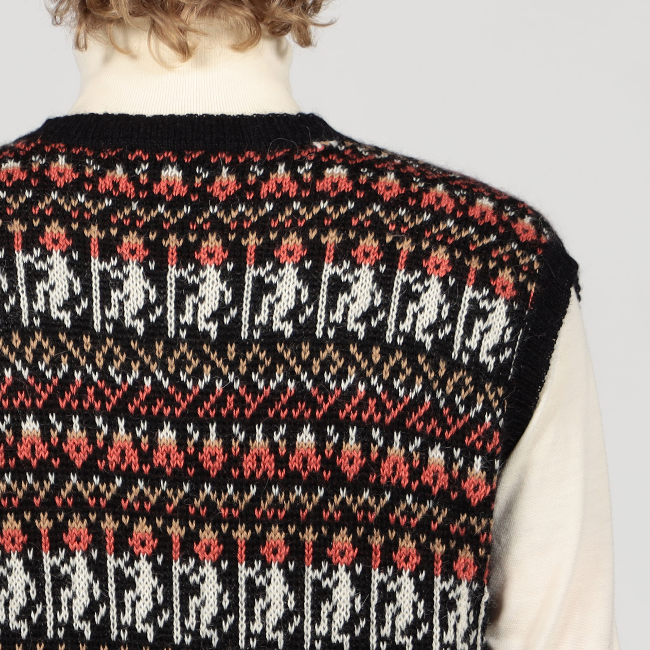 別注】Raffa Molina フェアアイル Vネック ニットベスト