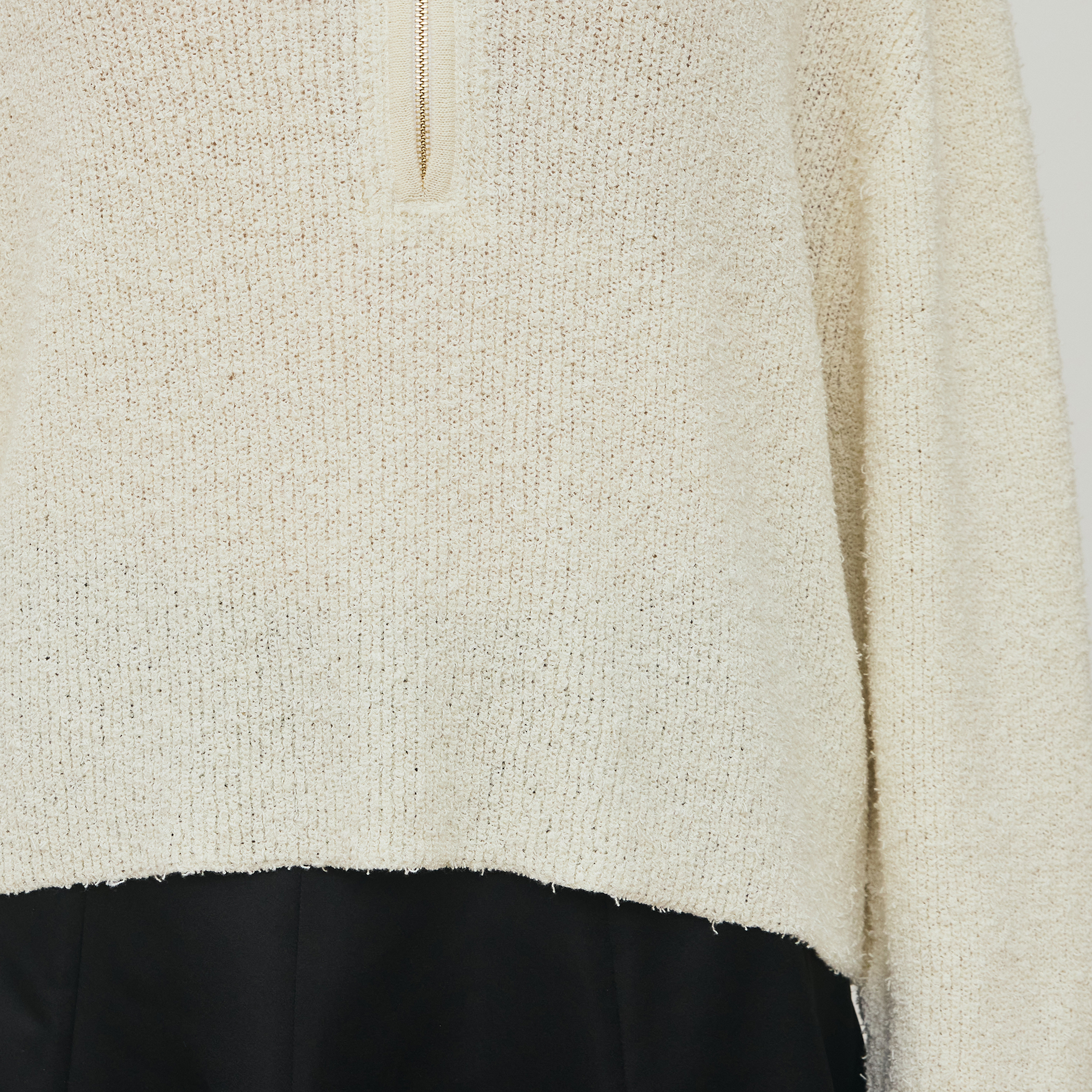 カールヤーンニット ハーフジッププルオーバー｜トゥモローランド 公式通販