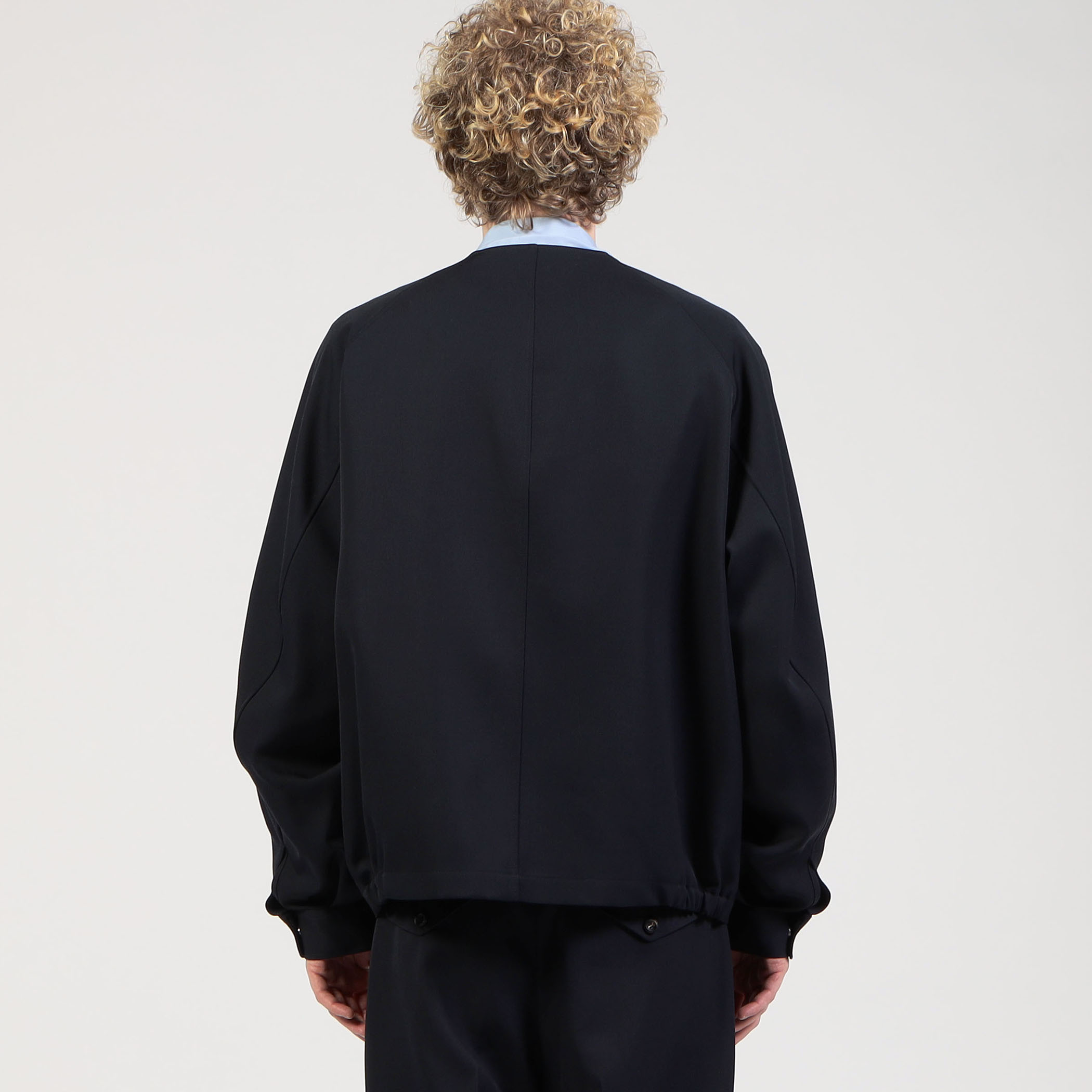 THE RERACS 22ss collarless jacket 低価格で大人気の www