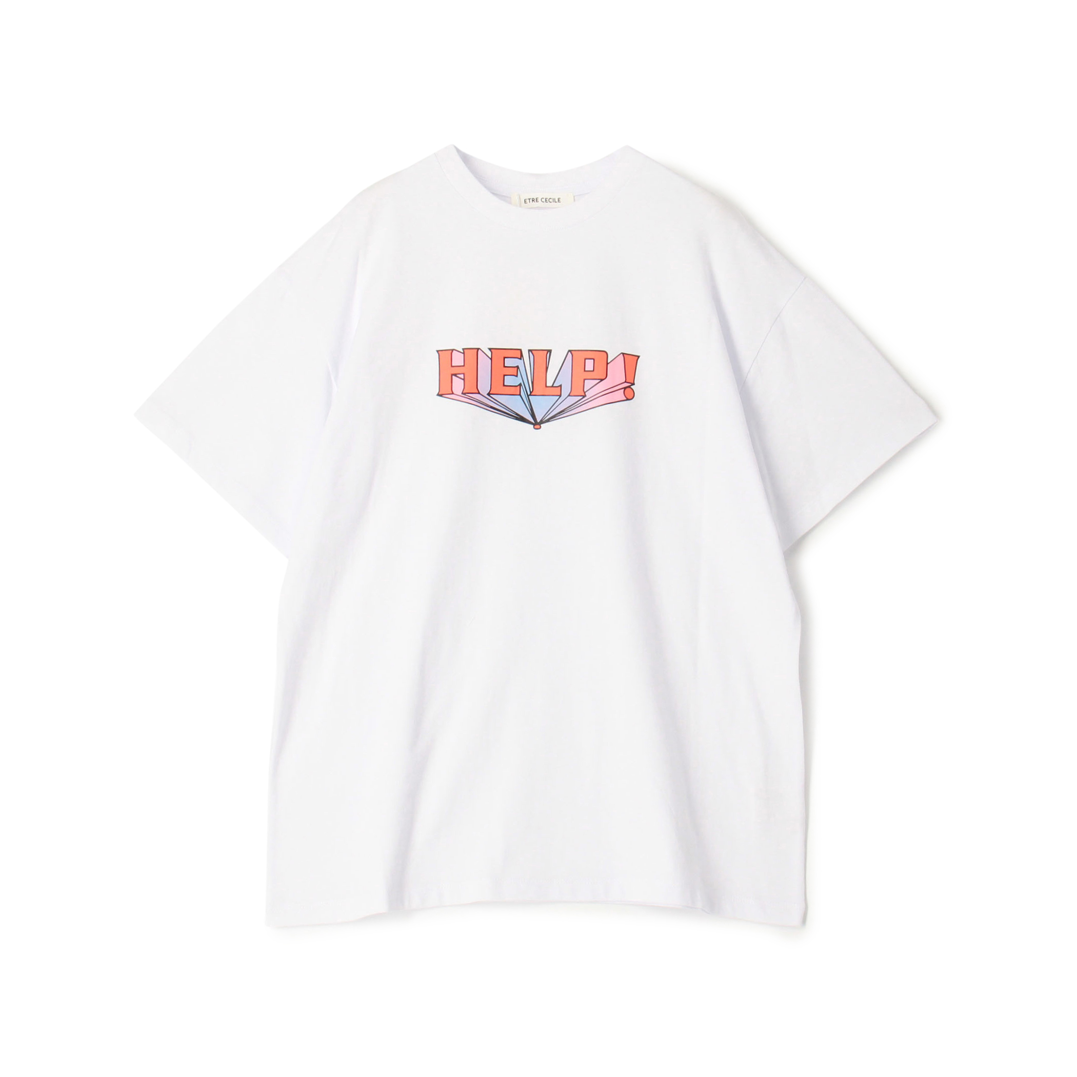 ETRE CECIL HELP GRADIENT BAND Tシャツ