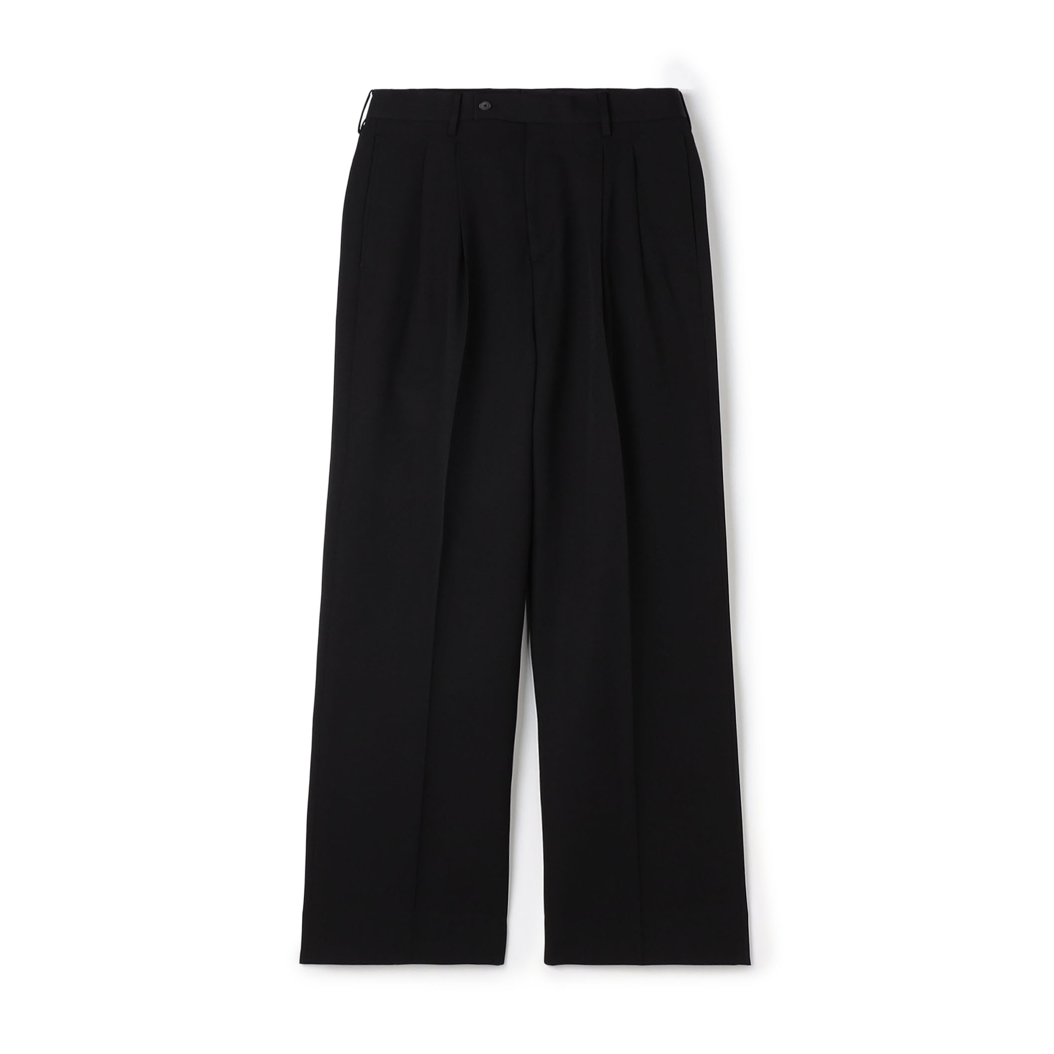 ハルトウールツイル 2プリーツワイドパンツ