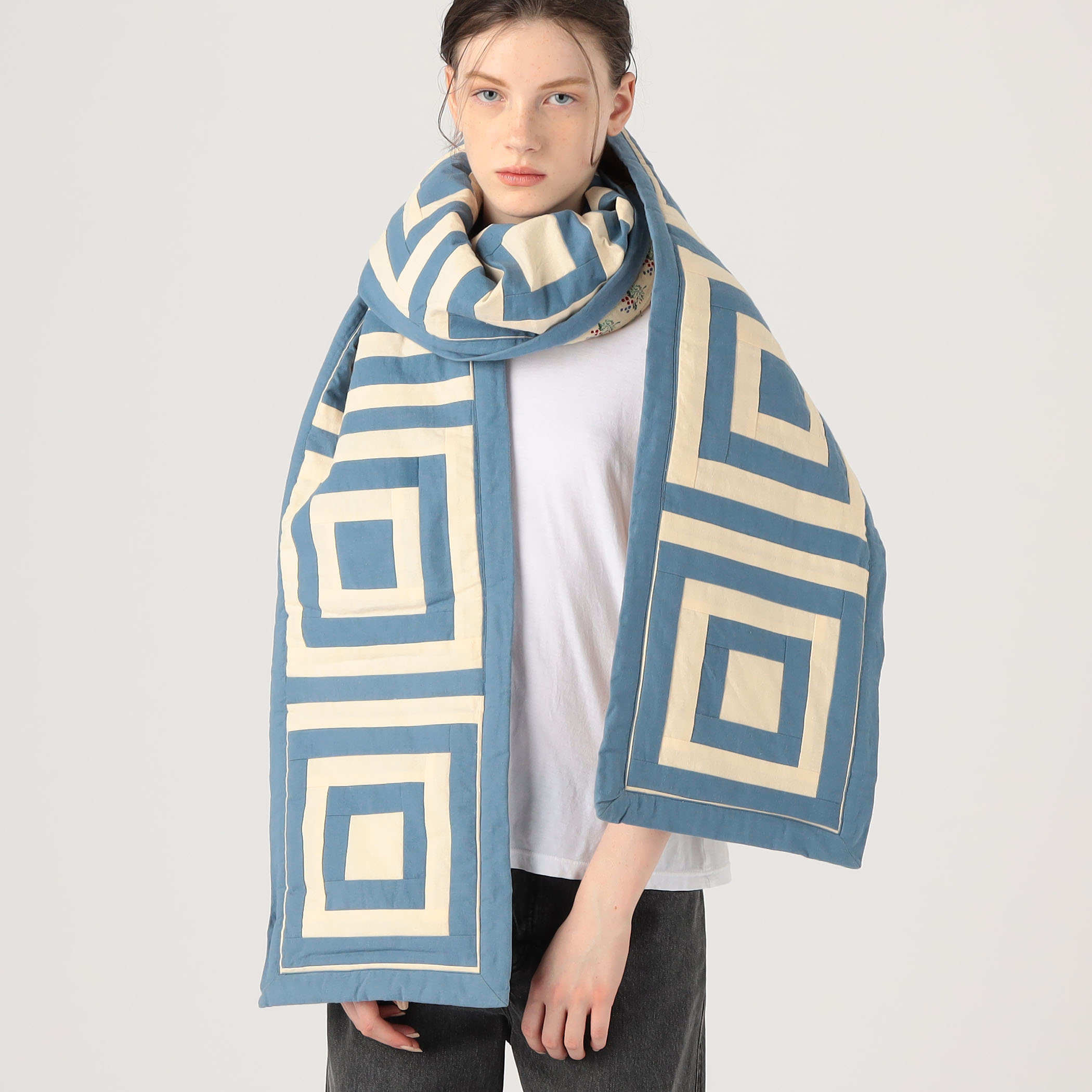 BODE WHITE HOUSE STEPS QUILT SARF｜トゥモローランド 公式サイト