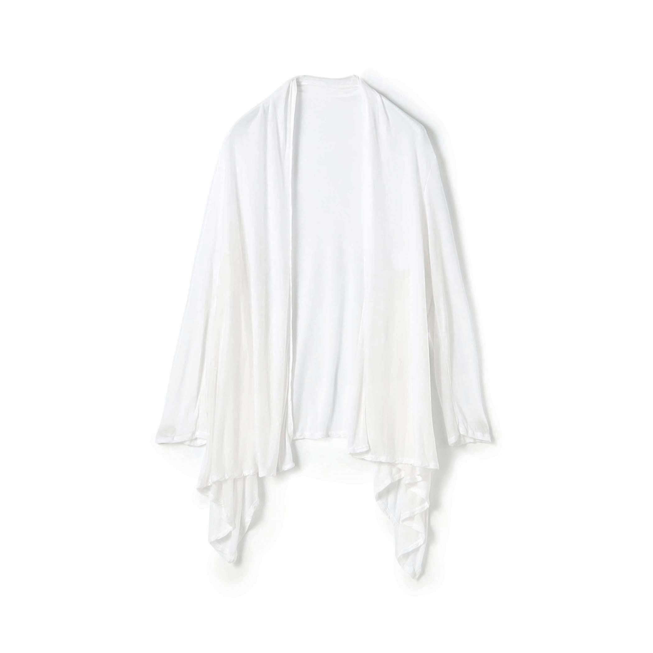 レーヨンカシミヤジャージー フロントオープンカーディガン