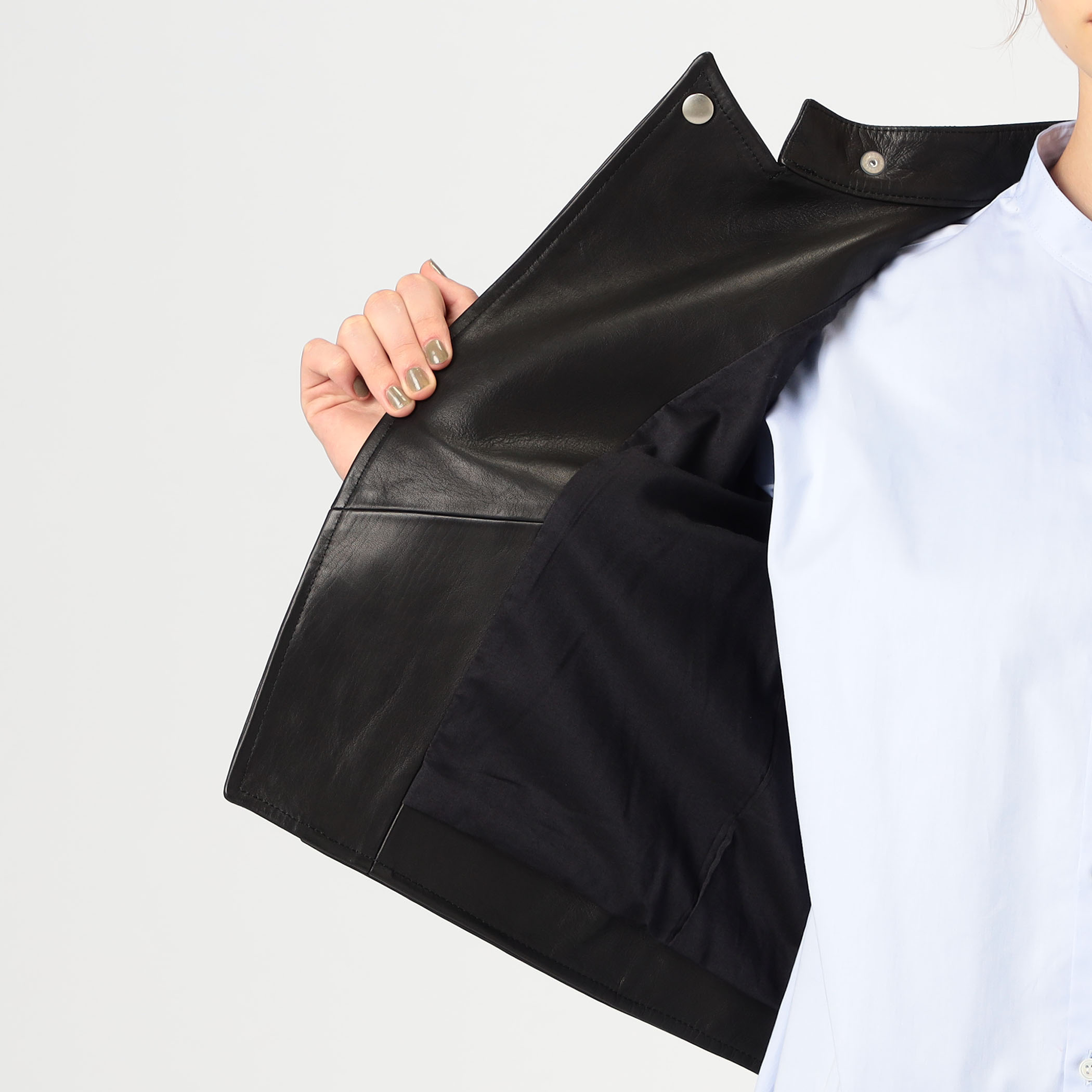 ラムレザー ライダースジャケット｜トゥモローランド 公式通販