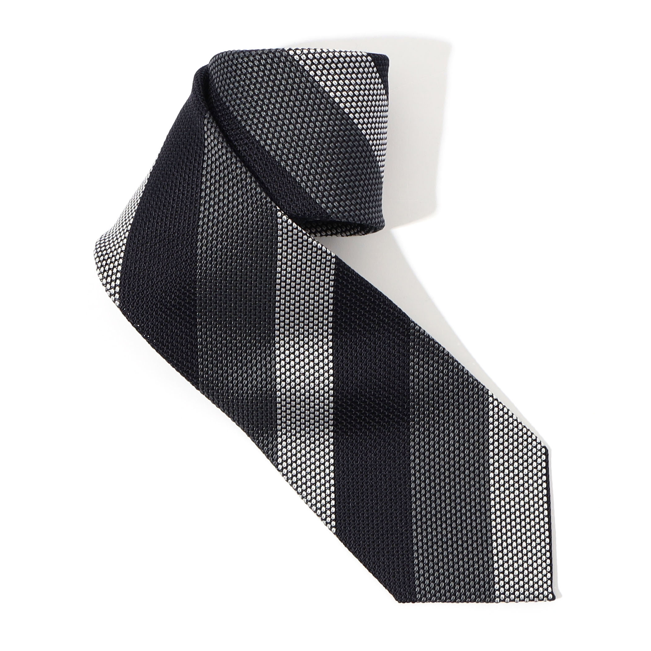 TOMORROWLAND シルクジャガード レジメンタルストライプネクタイ